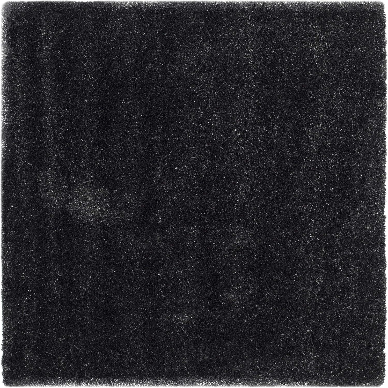 image:imageSAFAVIEH California Shag Collection Area Rug 53 x 76 Beige NonShedding amp Easy to Clean Ultra Plush Thick Pile Ideal for Living Room Bedroom Dining Space SG1511313BlackIvory