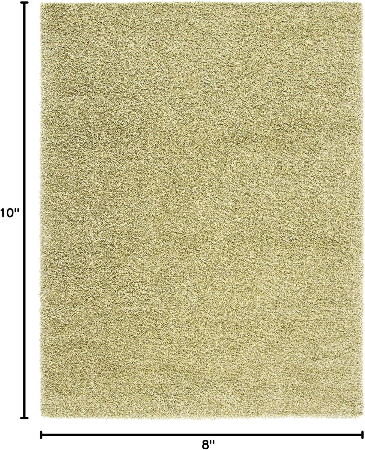 image:imageSAFAVIEH California Shag Collection Area Rug 53 x 76 Beige NonShedding amp Easy to Clean Ultra Plush Thick Pile Ideal for Living Room Bedroom Dining Space SG1511313Green