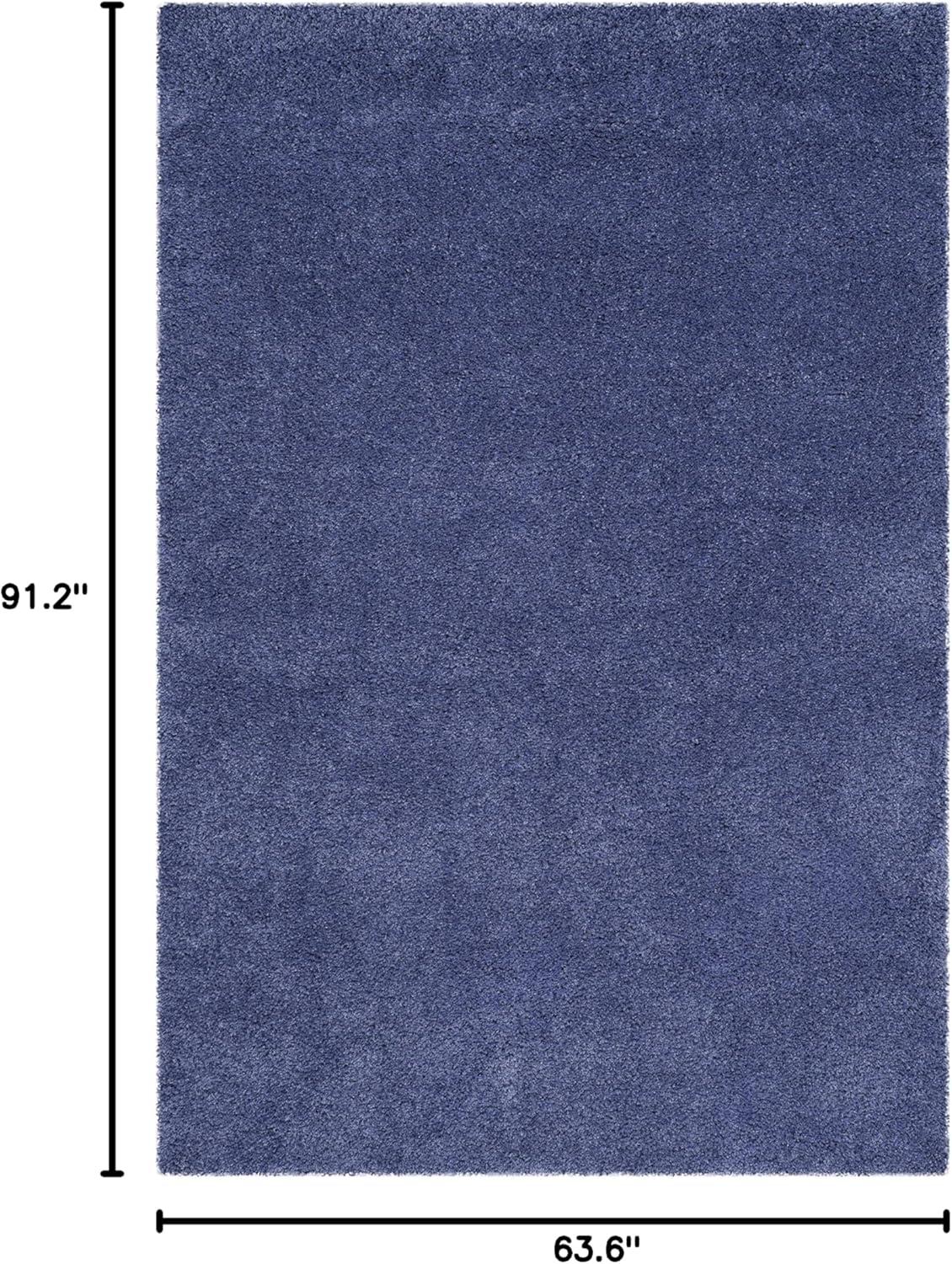 image:imageSAFAVIEH California Shag Collection Area Rug 53 x 76 Beige NonShedding amp Easy to Clean Ultra Plush Thick Pile Ideal for Living Room Bedroom Dining Space SG1511313Periwinkle