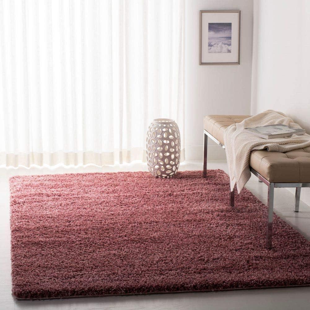 image:imageSAFAVIEH California Shag Collection Area Rug 53 x 76 Beige NonShedding amp Easy to Clean Ultra Plush Thick Pile Ideal for Living Room Bedroom Dining Space SG1511313Rose