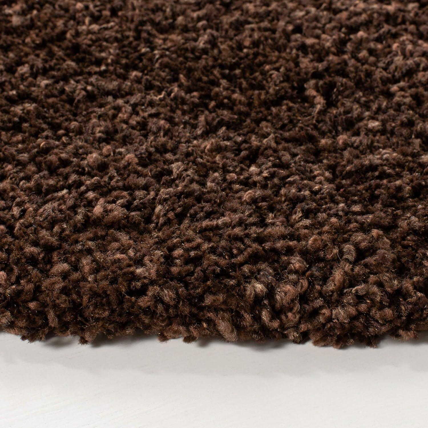 image:imageSAFAVIEH California Shag Collection Area Rug 53 x 76 Beige NonShedding amp Easy to Clean Ultra Plush Thick Pile Ideal for Living Room Bedroom Dining Space SG1511313Brown