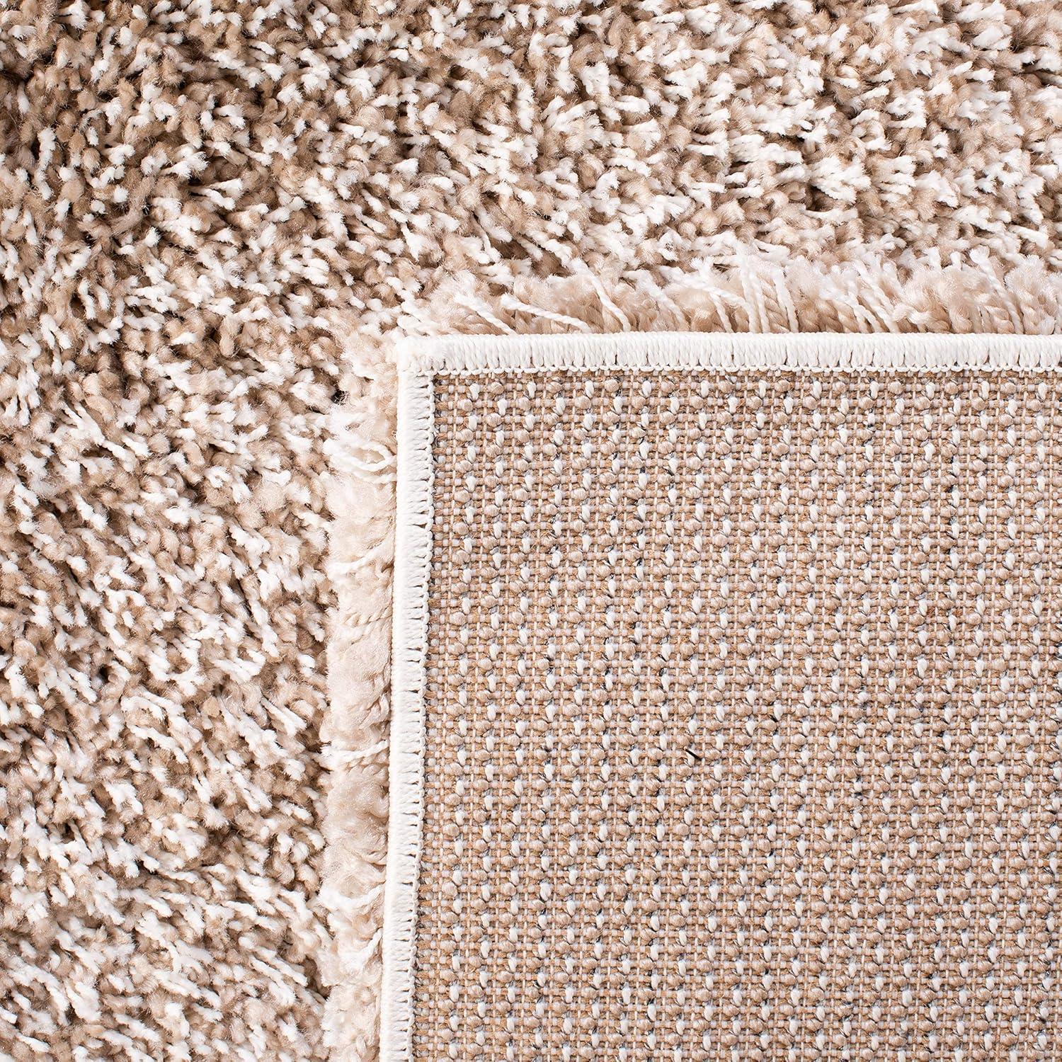 image:imageSAFAVIEH California Shag Collection Area Rug 53 x 76 Beige NonShedding amp Easy to Clean Ultra Plush Thick Pile Ideal for Living Room Bedroom Dining Space SG1511313Beige