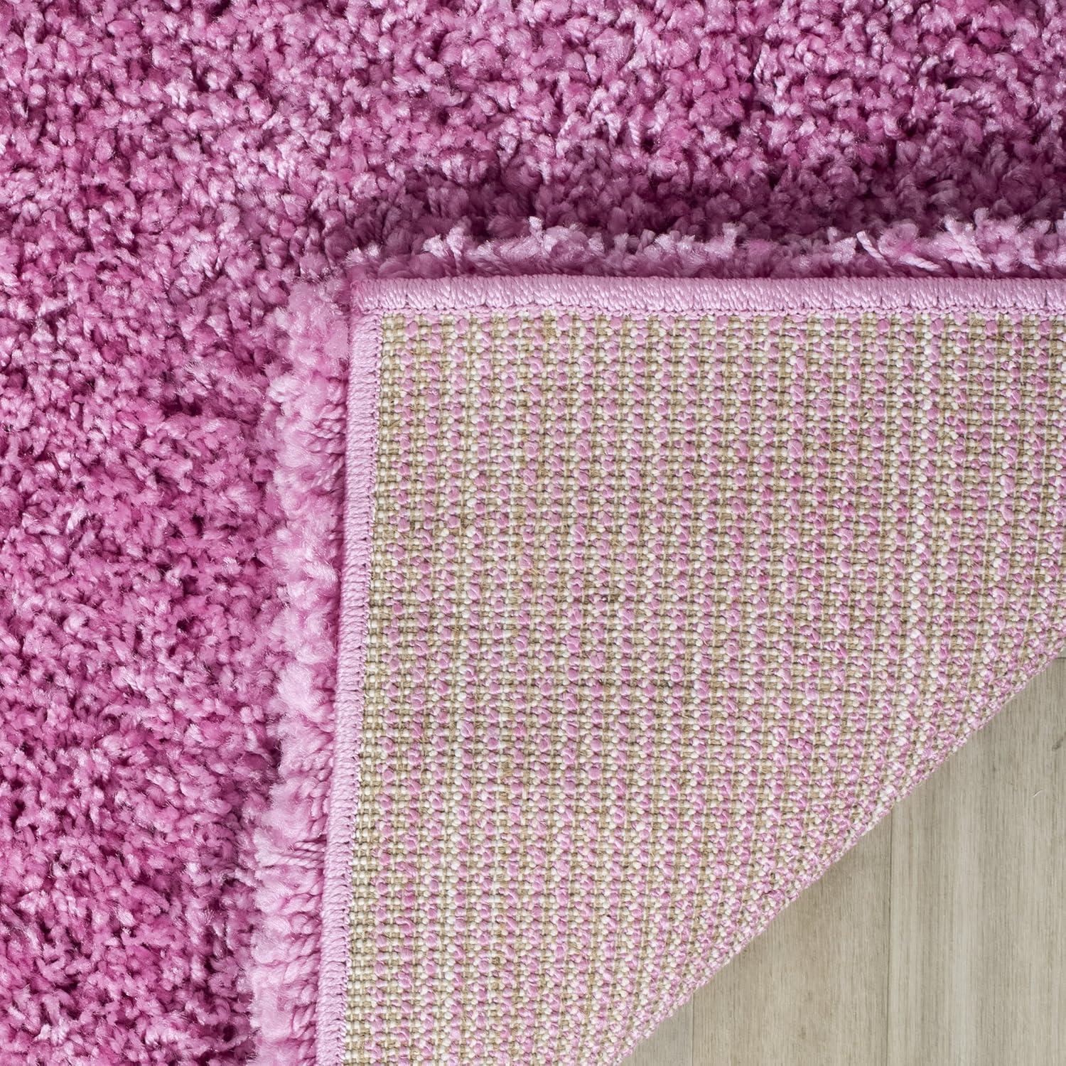 image:imageSAFAVIEH California Shag Collection Area Rug 53 x 76 Beige NonShedding amp Easy to Clean Ultra Plush Thick Pile Ideal for Living Room Bedroom Dining Space SG1511313Pink