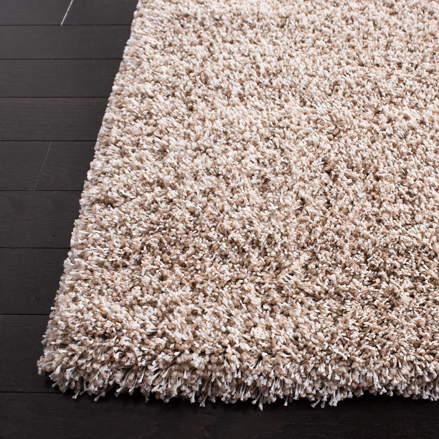 image:imageSAFAVIEH California Shag Collection Area Rug 53 x 76 Beige NonShedding amp Easy to Clean Ultra Plush Thick Pile Ideal for Living Room Bedroom Dining Space SG1511313WhiteBeige