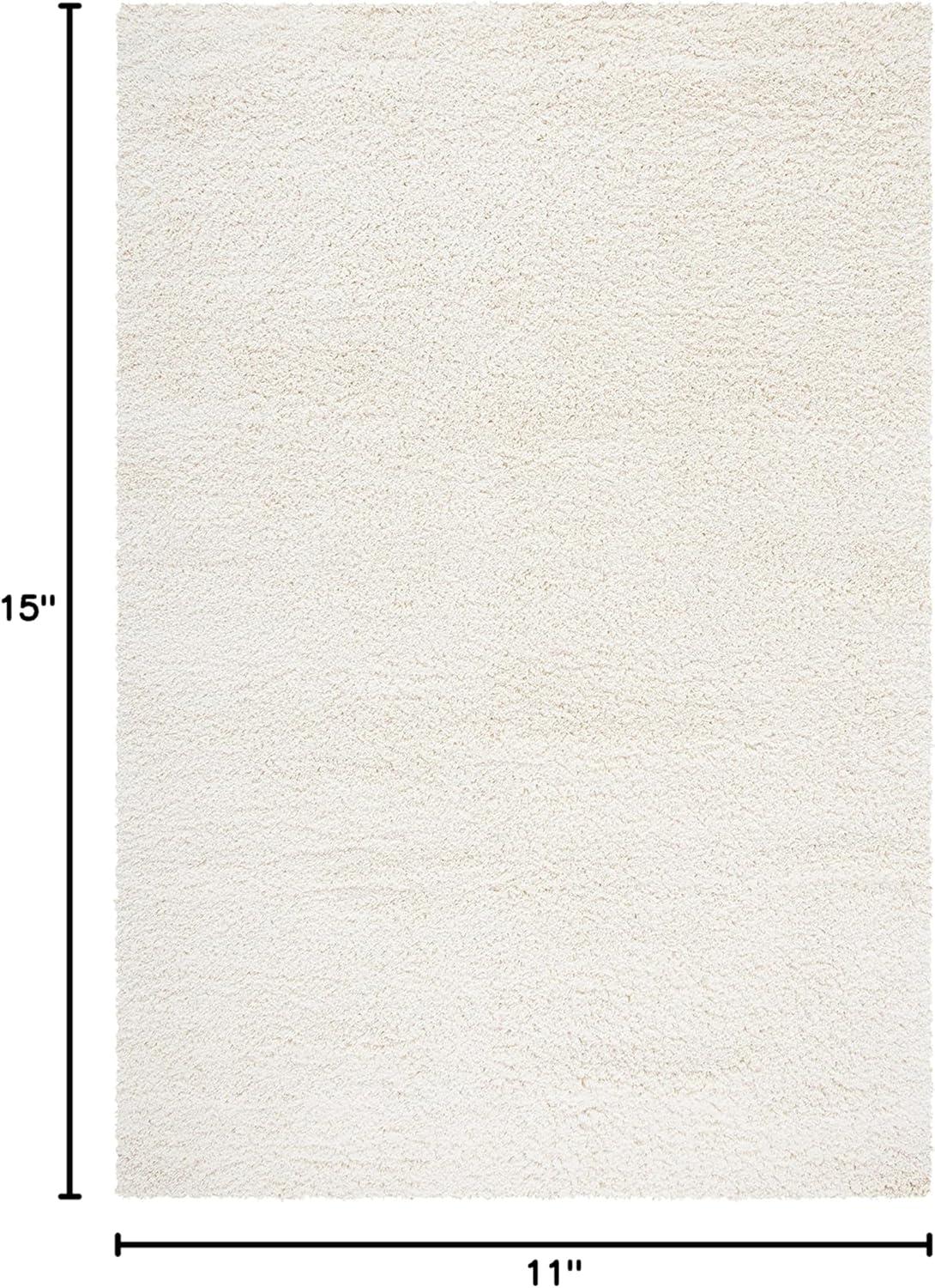 image:imageSAFAVIEH California Shag Collection Area Rug 53 x 76 Beige NonShedding amp Easy to Clean Ultra Plush Thick Pile Ideal for Living Room Bedroom Dining Space SG1511313Ivory