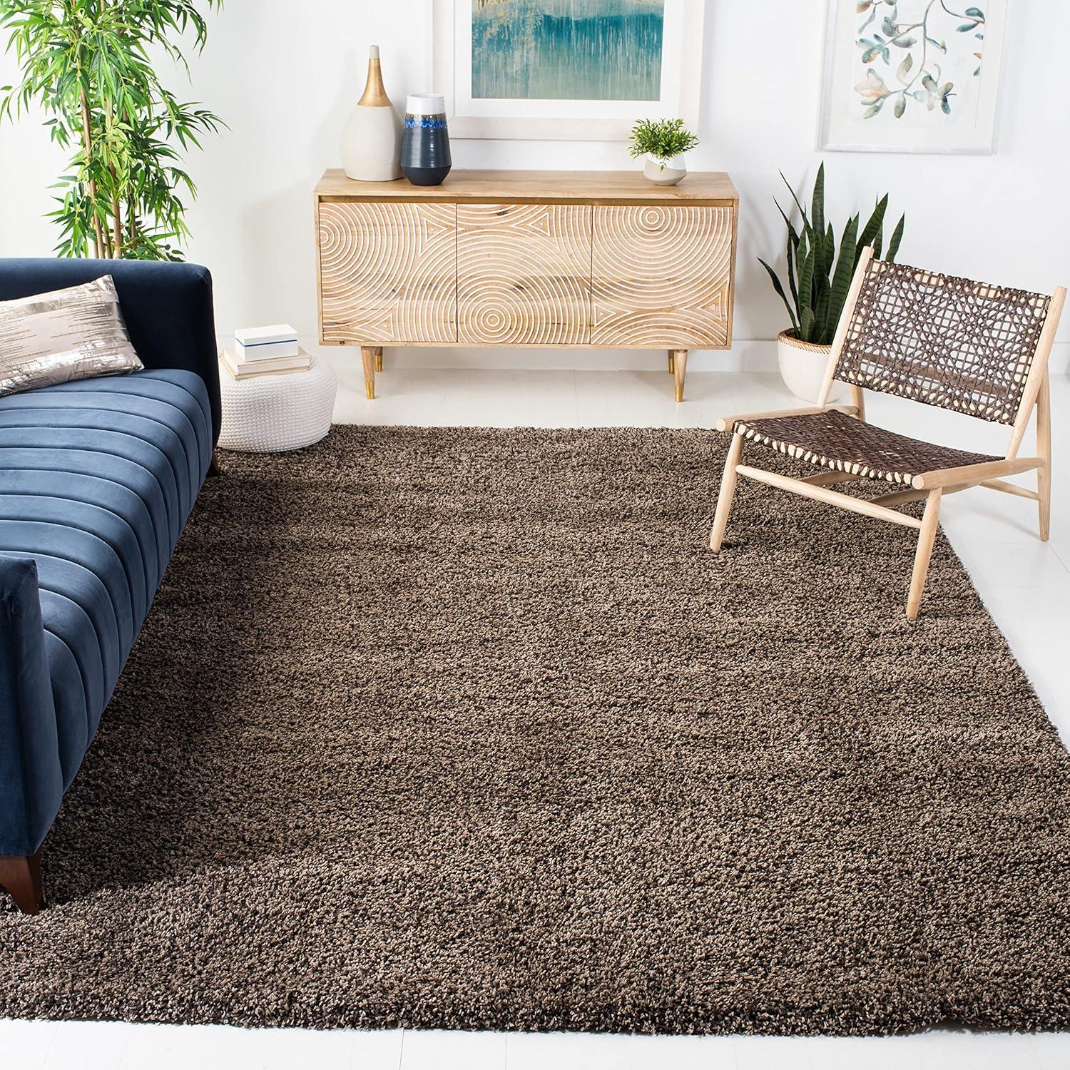 image:imageSAFAVIEH California Shag Collection Area Rug 53 x 76 Beige NonShedding amp Easy to Clean Ultra Plush Thick Pile Ideal for Living Room Bedroom Dining Space SG1511313Mushroom
