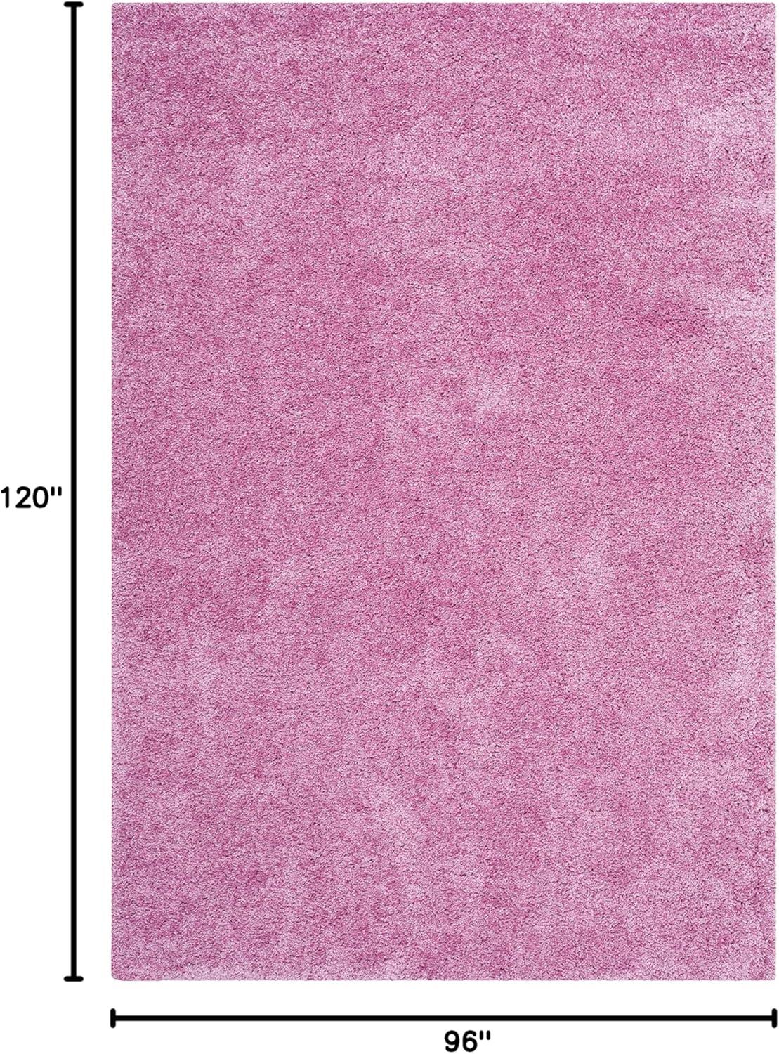 image:imageSAFAVIEH California Shag Collection Area Rug 53 x 76 Beige NonShedding amp Easy to Clean Ultra Plush Thick Pile Ideal for Living Room Bedroom Dining Space SG1511313Pink