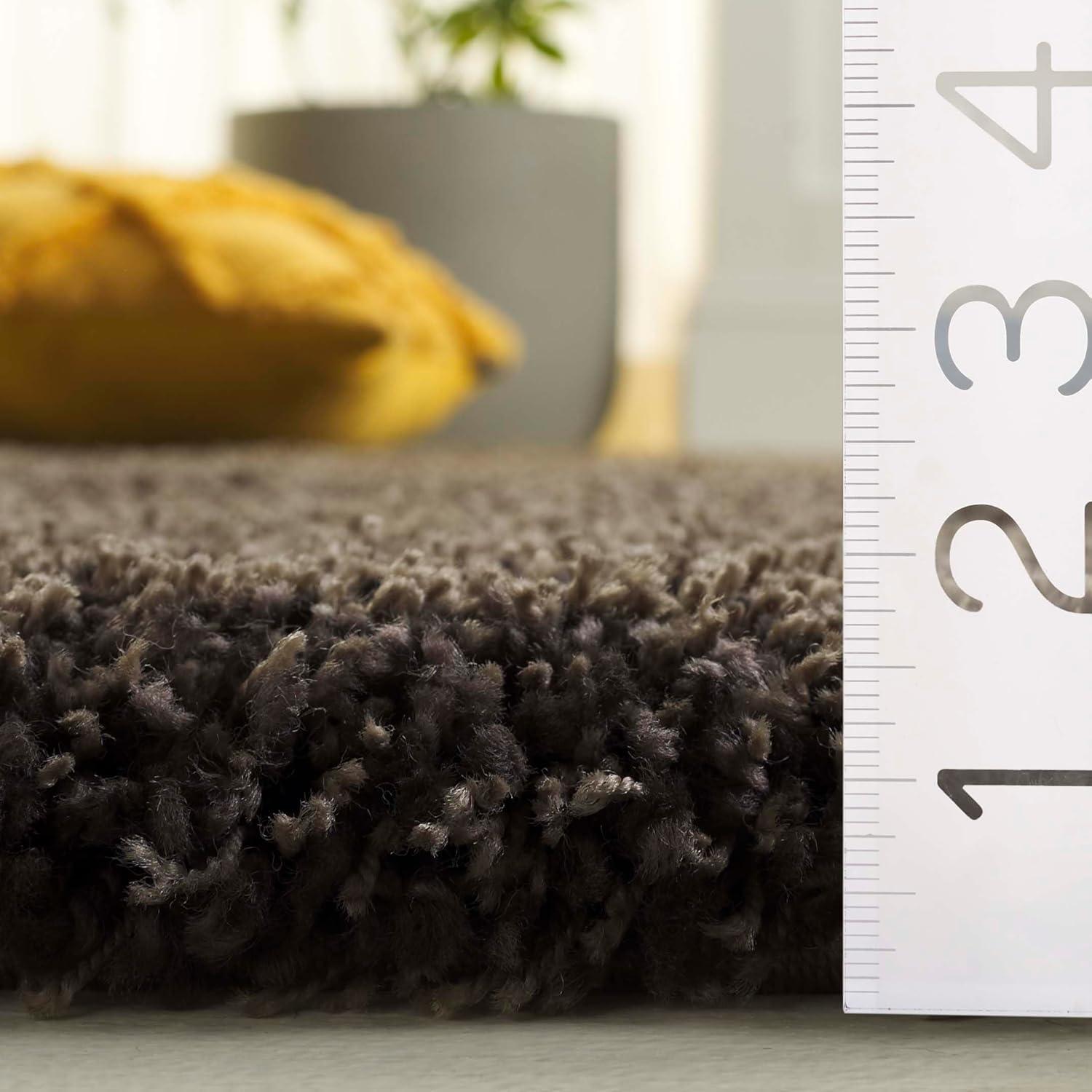 image:imageSAFAVIEH California Shag Collection Area Rug 53 x 76 Beige NonShedding amp Easy to Clean Ultra Plush Thick Pile Ideal for Living Room Bedroom Dining Space SG1511313Mushroom