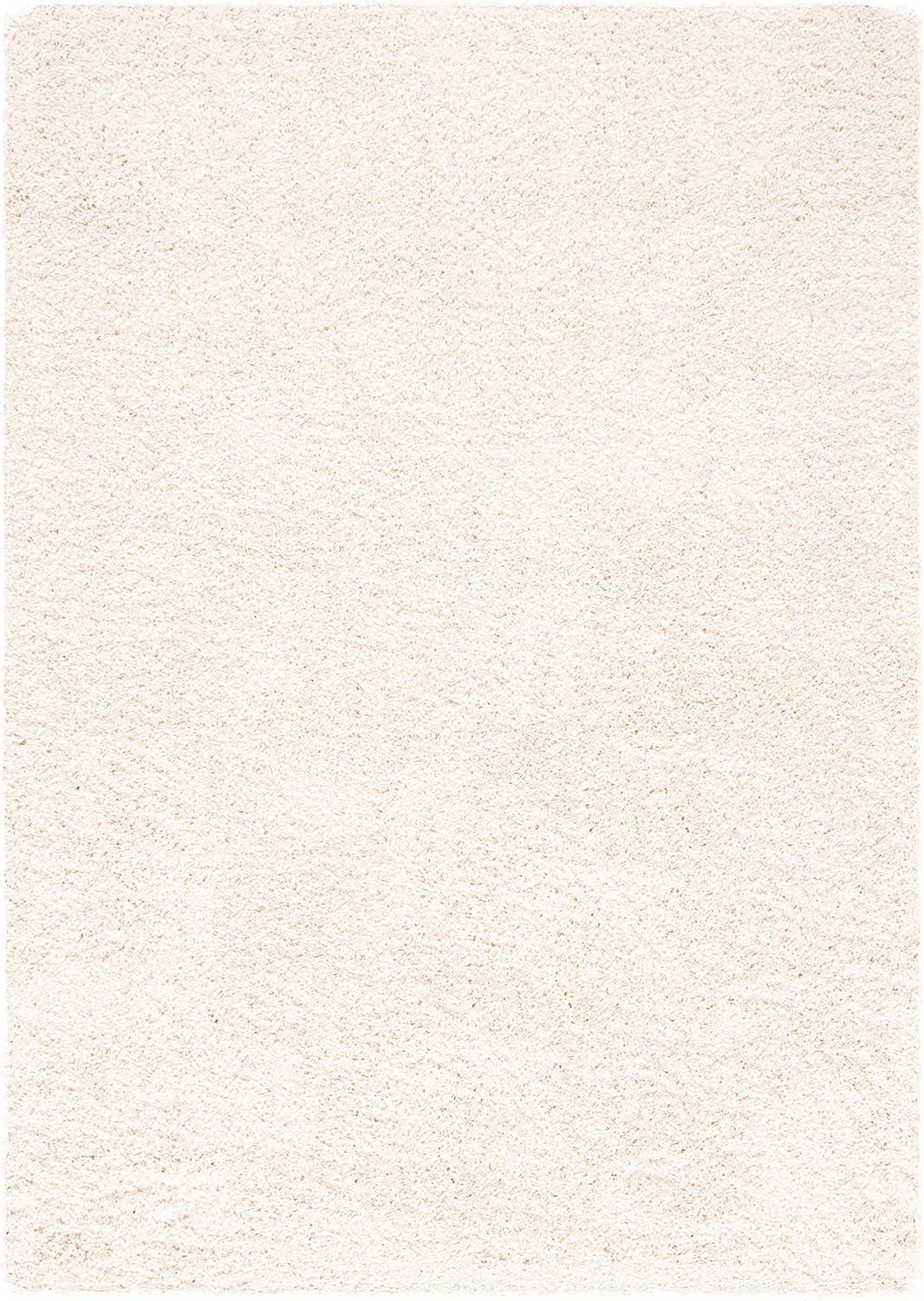 image:imageSAFAVIEH California Shag Collection Area Rug 53 x 76 Beige NonShedding amp Easy to Clean Ultra Plush Thick Pile Ideal for Living Room Bedroom Dining Space SG1511313Ivory