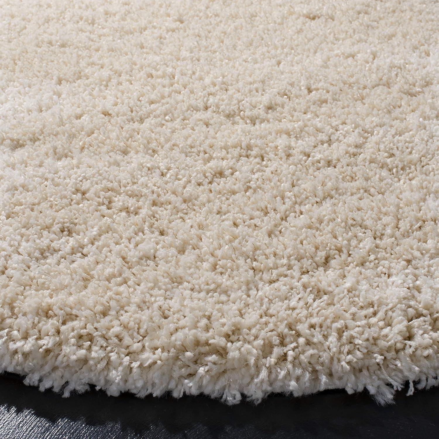 image:imageSAFAVIEH California Shag Collection Area Rug 53 x 76 Beige NonShedding amp Easy to Clean Ultra Plush Thick Pile Ideal for Living Room Bedroom Dining Space SG1511313Ivory