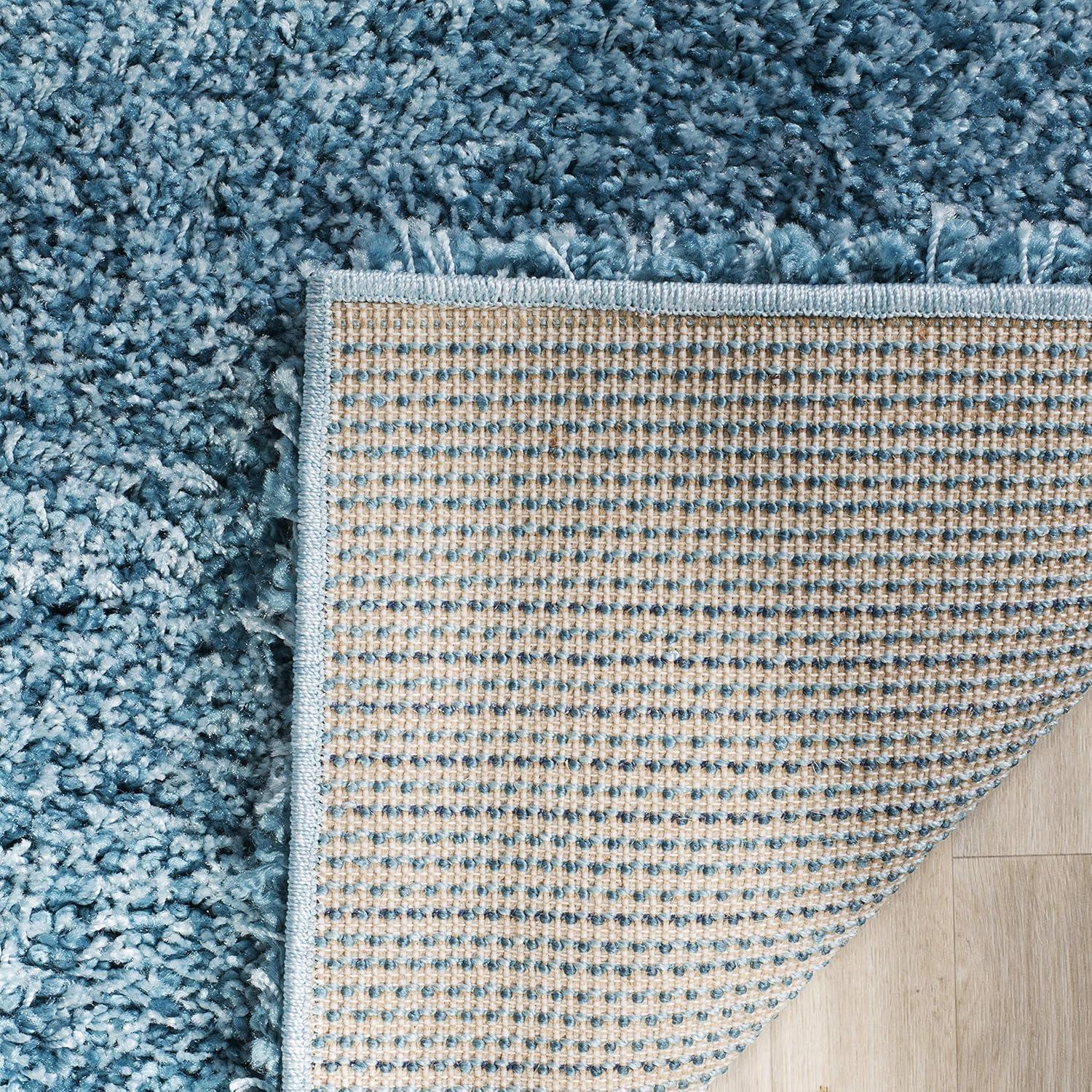 image:imageSAFAVIEH California Shag Collection Area Rug 53 x 76 Beige NonShedding amp Easy to Clean Ultra Plush Thick Pile Ideal for Living Room Bedroom Dining Space SG1511313Turquoise