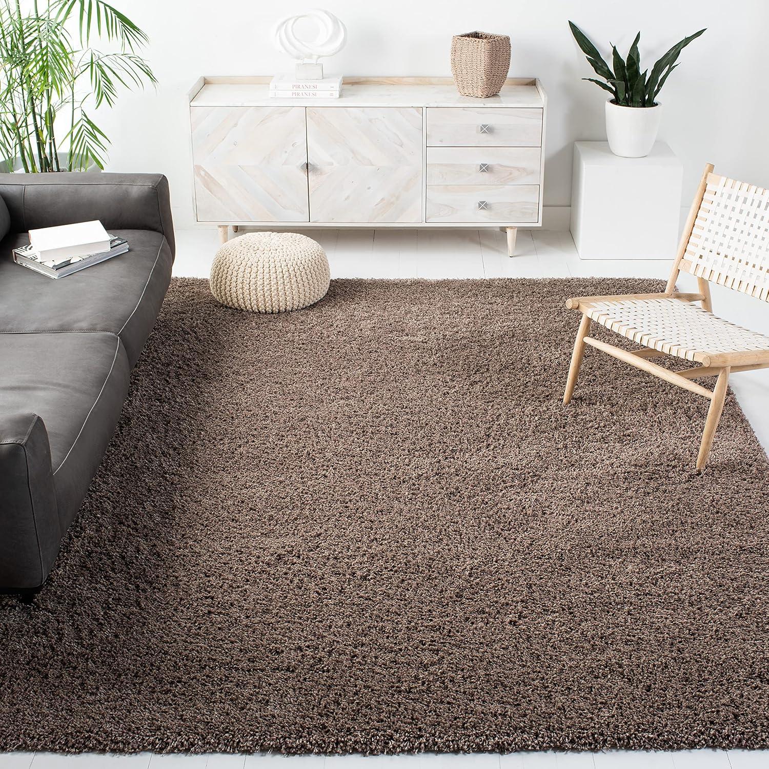 image:imageSAFAVIEH California Shag Collection Area Rug 53 x 76 Beige NonShedding amp Easy to Clean Ultra Plush Thick Pile Ideal for Living Room Bedroom Dining Space SG1511313Taupe