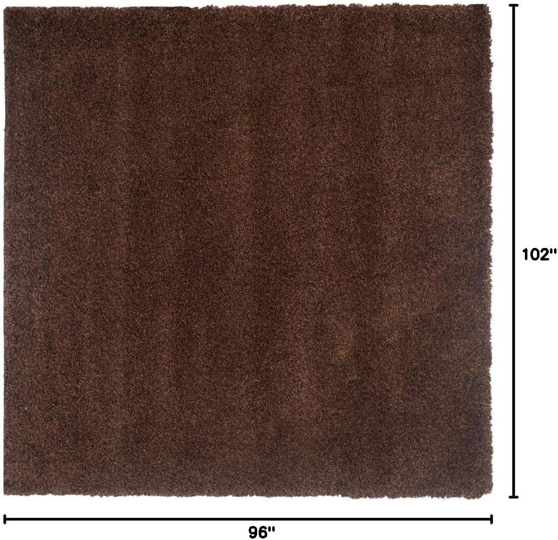 image:imageSAFAVIEH California Shag Collection Area Rug 53 x 76 Beige NonShedding amp Easy to Clean Ultra Plush Thick Pile Ideal for Living Room Bedroom Dining Space SG1511313Brown