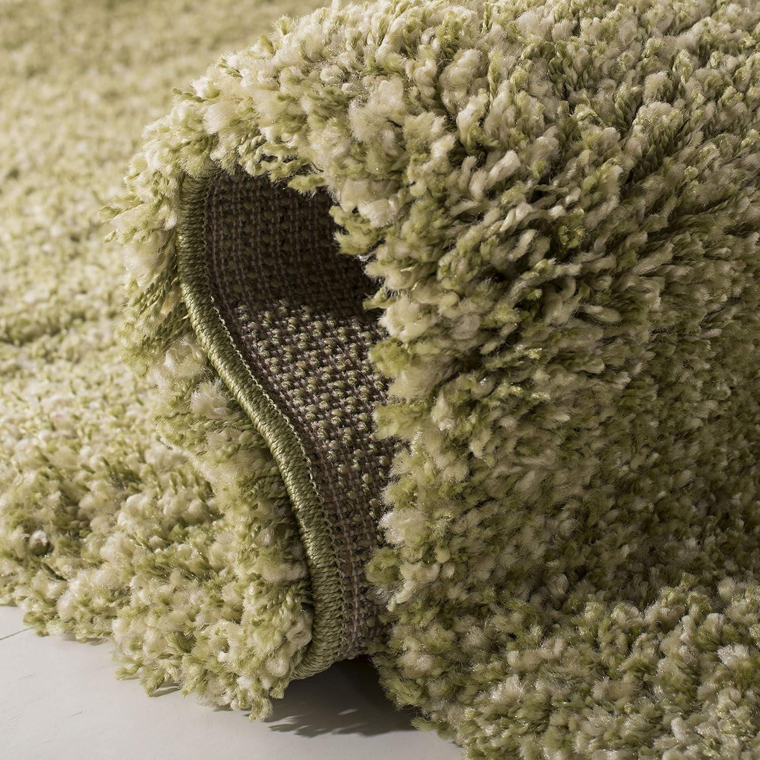 image:imageSAFAVIEH California Shag Collection Area Rug 53 x 76 Beige NonShedding amp Easy to Clean Ultra Plush Thick Pile Ideal for Living Room Bedroom Dining Space SG1511313Green