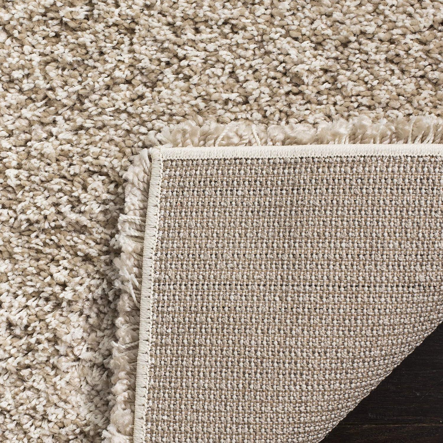 image:imageSAFAVIEH California Shag Collection Area Rug 53 x 76 Beige NonShedding amp Easy to Clean Ultra Plush Thick Pile Ideal for Living Room Bedroom Dining Space SG1511313Beige