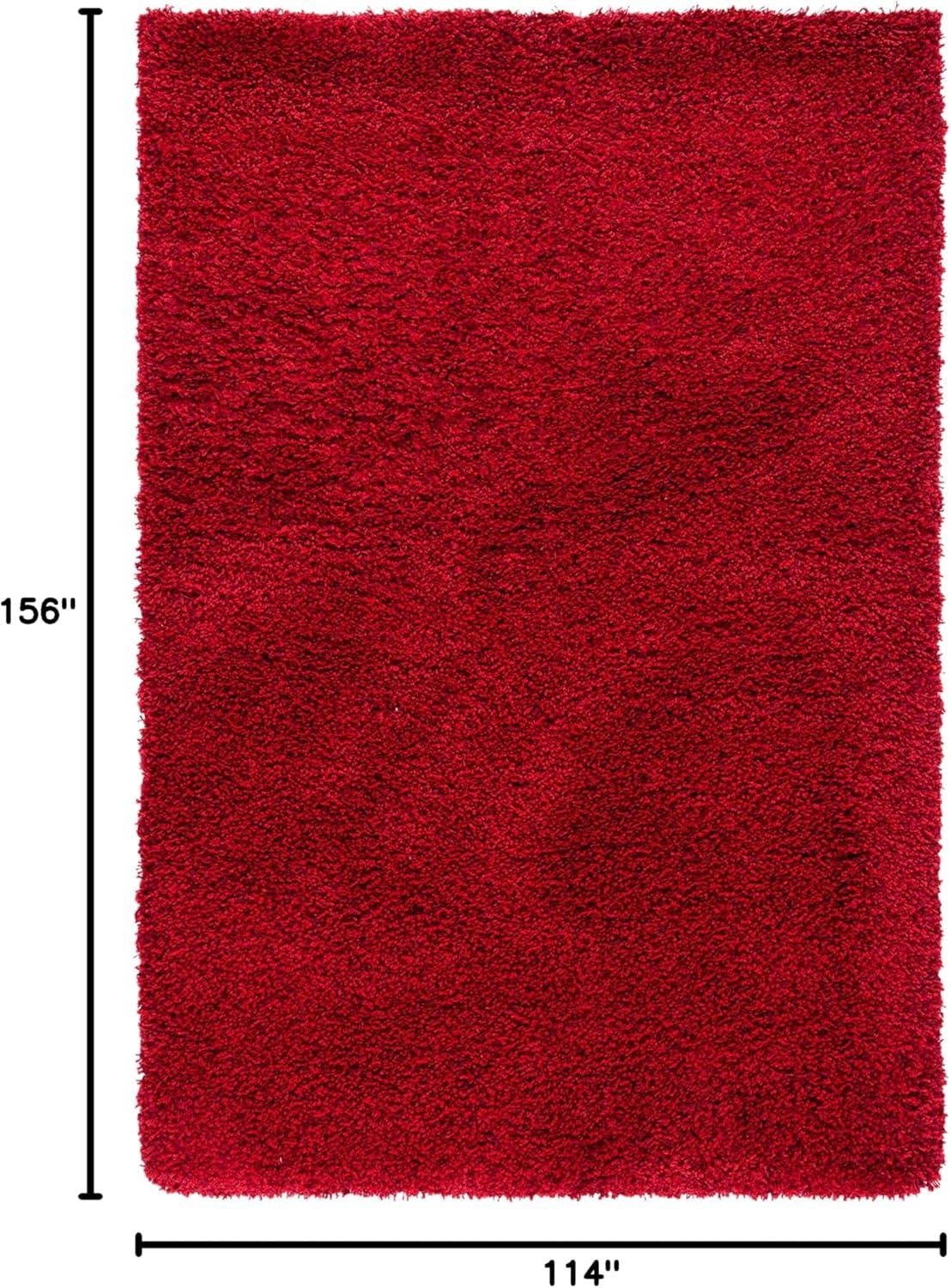 image:imageSAFAVIEH California Shag Collection Area Rug 53 x 76 Beige NonShedding amp Easy to Clean Ultra Plush Thick Pile Ideal for Living Room Bedroom Dining Space SG1511313Red
