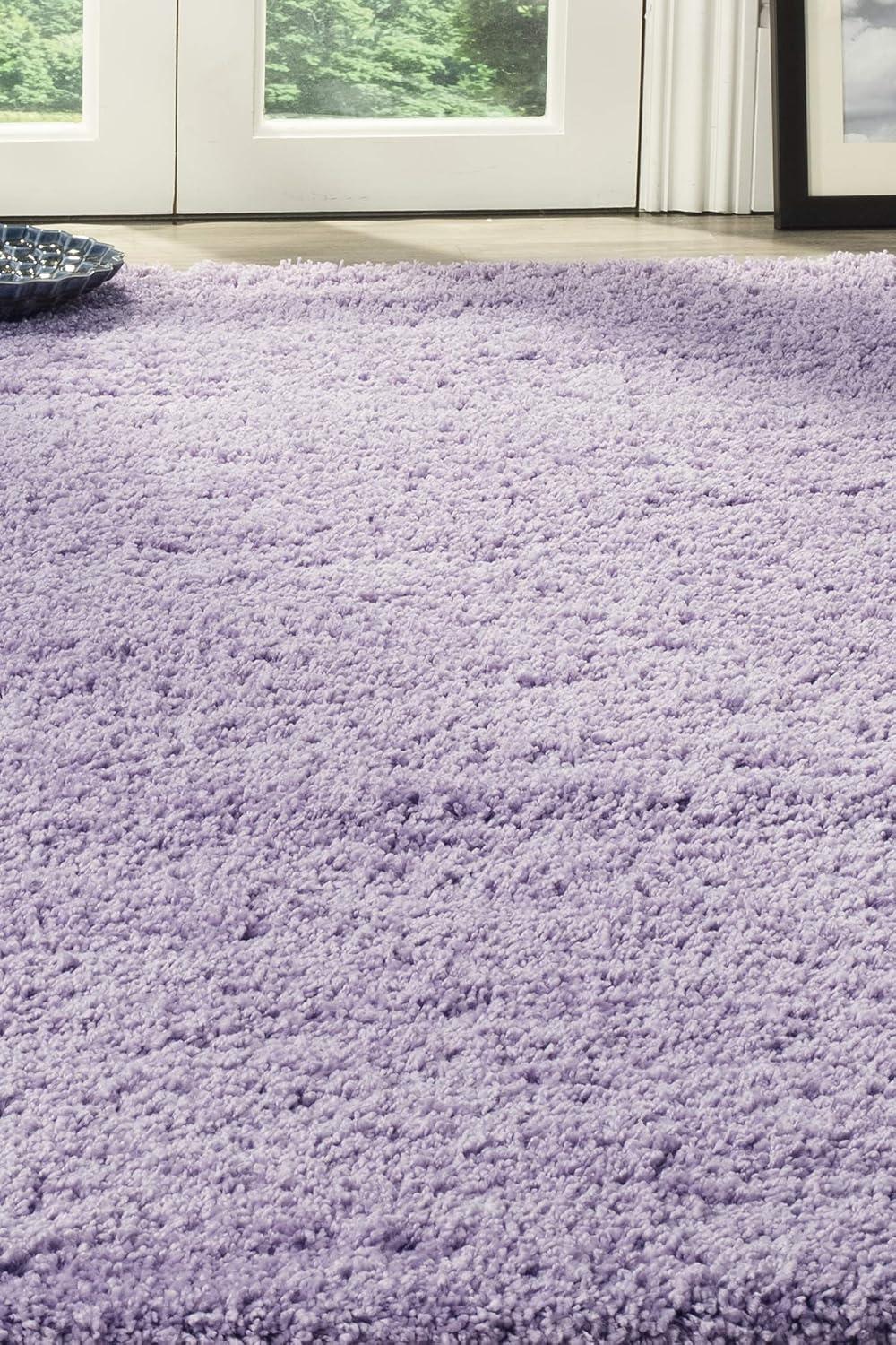 image:imageSAFAVIEH California Shag Collection Area Rug 53 x 76 Beige NonShedding amp Easy to Clean Ultra Plush Thick Pile Ideal for Living Room Bedroom Dining Space SG1511313Lilac