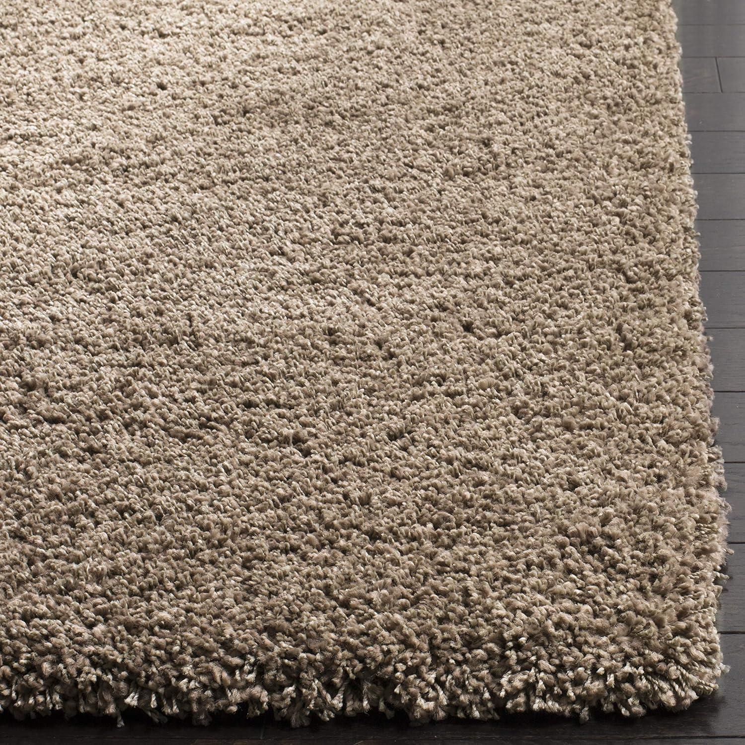 image:imageSAFAVIEH California Shag Collection Area Rug 53 x 76 Beige NonShedding amp Easy to Clean Ultra Plush Thick Pile Ideal for Living Room Bedroom Dining Space SG1511313Taupe