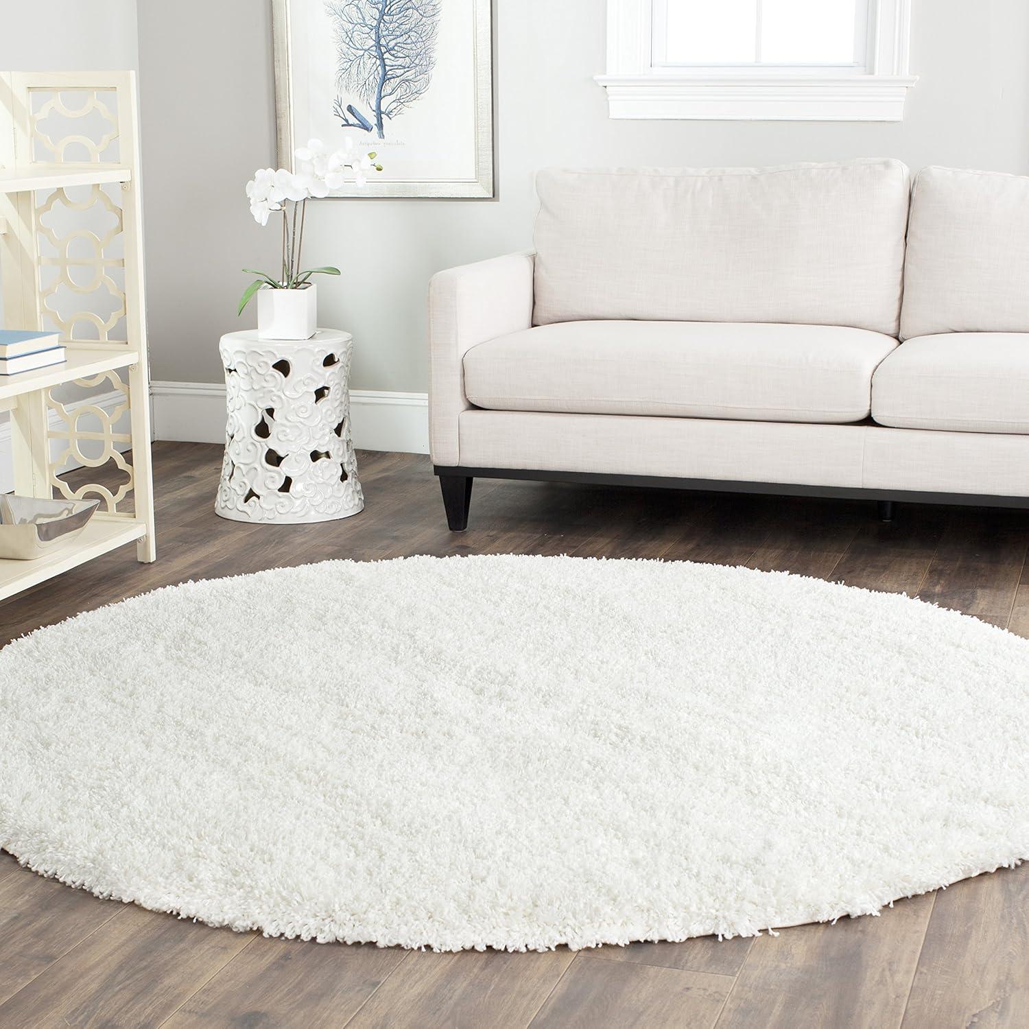 image:imageSAFAVIEH California Shag Collection Area Rug 53 x 76 Beige NonShedding amp Easy to Clean Ultra Plush Thick Pile Ideal for Living Room Bedroom Dining Space SG1511313Periwinkle