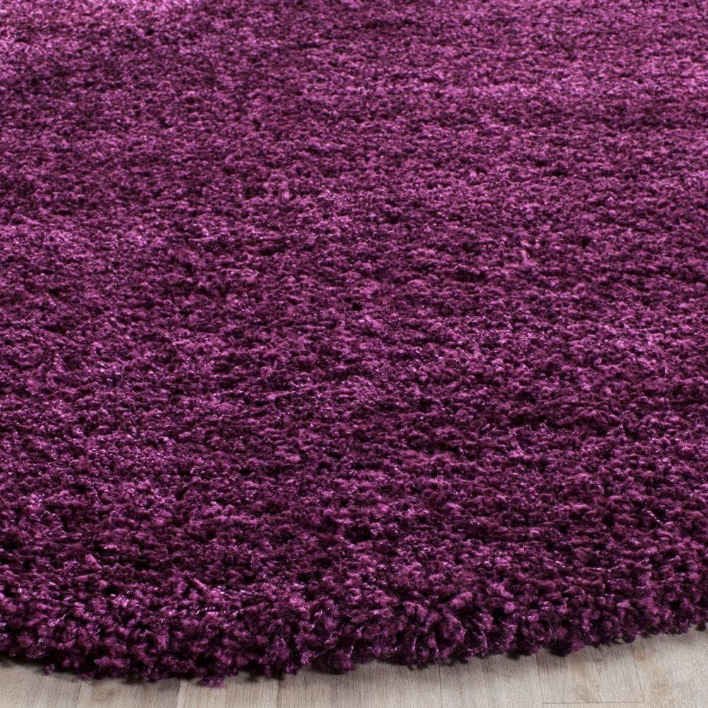 image:imageSAFAVIEH California Shag Collection Area Rug 53 x 76 Beige NonShedding amp Easy to Clean Ultra Plush Thick Pile Ideal for Living Room Bedroom Dining Space SG1511313Purple