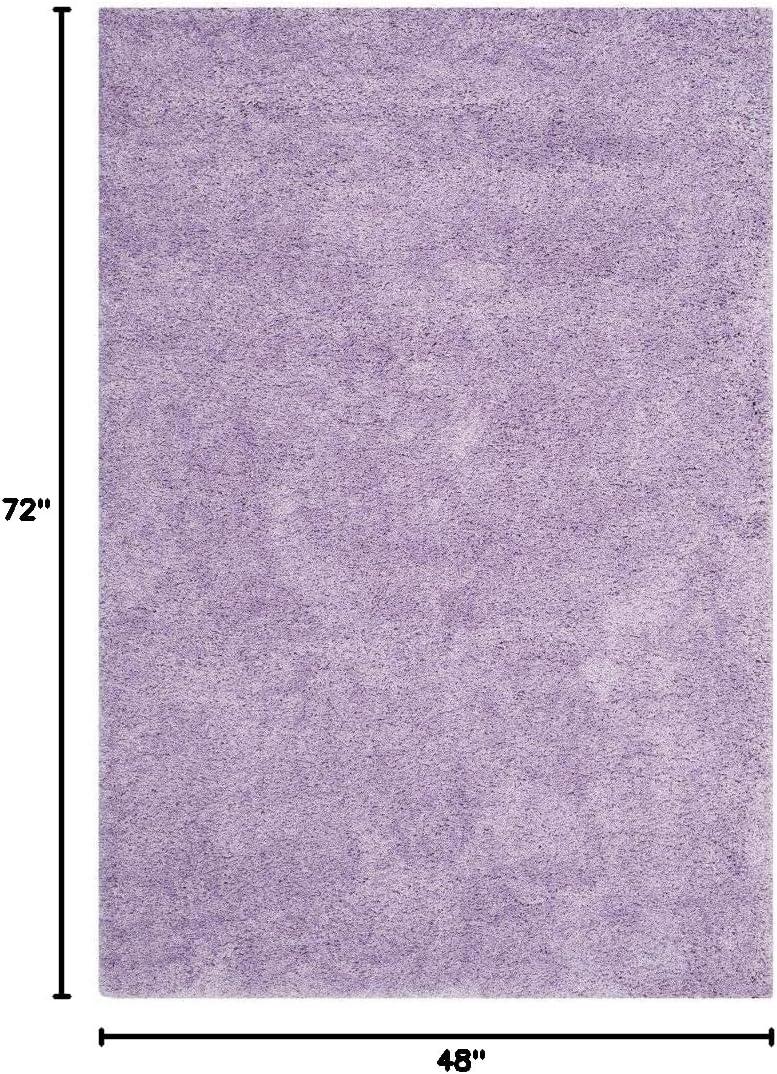 image:imageSAFAVIEH California Shag Collection Area Rug 53 x 76 Beige NonShedding amp Easy to Clean Ultra Plush Thick Pile Ideal for Living Room Bedroom Dining Space SG1511313Lilac