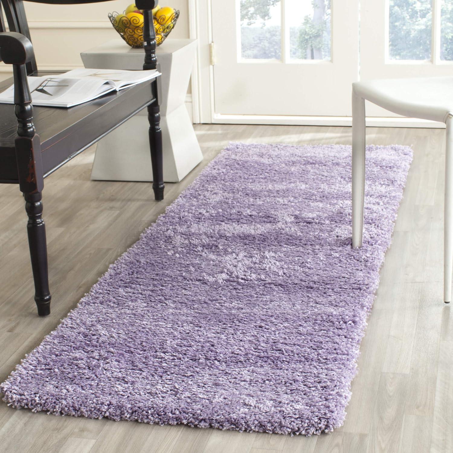 image:imageSAFAVIEH California Shag Collection Area Rug 53 x 76 Beige NonShedding amp Easy to Clean Ultra Plush Thick Pile Ideal for Living Room Bedroom Dining Space SG1511313Lilac
