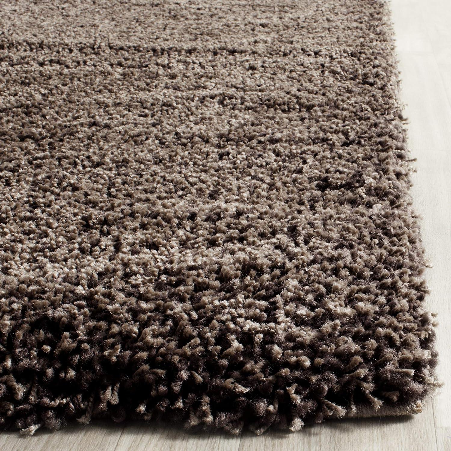 image:imageSAFAVIEH California Shag Collection Area Rug 53 x 76 Beige NonShedding amp Easy to Clean Ultra Plush Thick Pile Ideal for Living Room Bedroom Dining Space SG1511313Mushroom