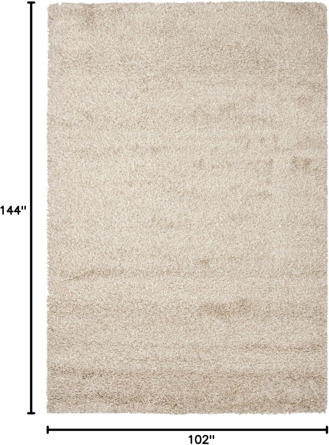 image:imageSAFAVIEH California Shag Collection Area Rug 53 x 76 Beige NonShedding amp Easy to Clean Ultra Plush Thick Pile Ideal for Living Room Bedroom Dining Space SG1511313Beige
