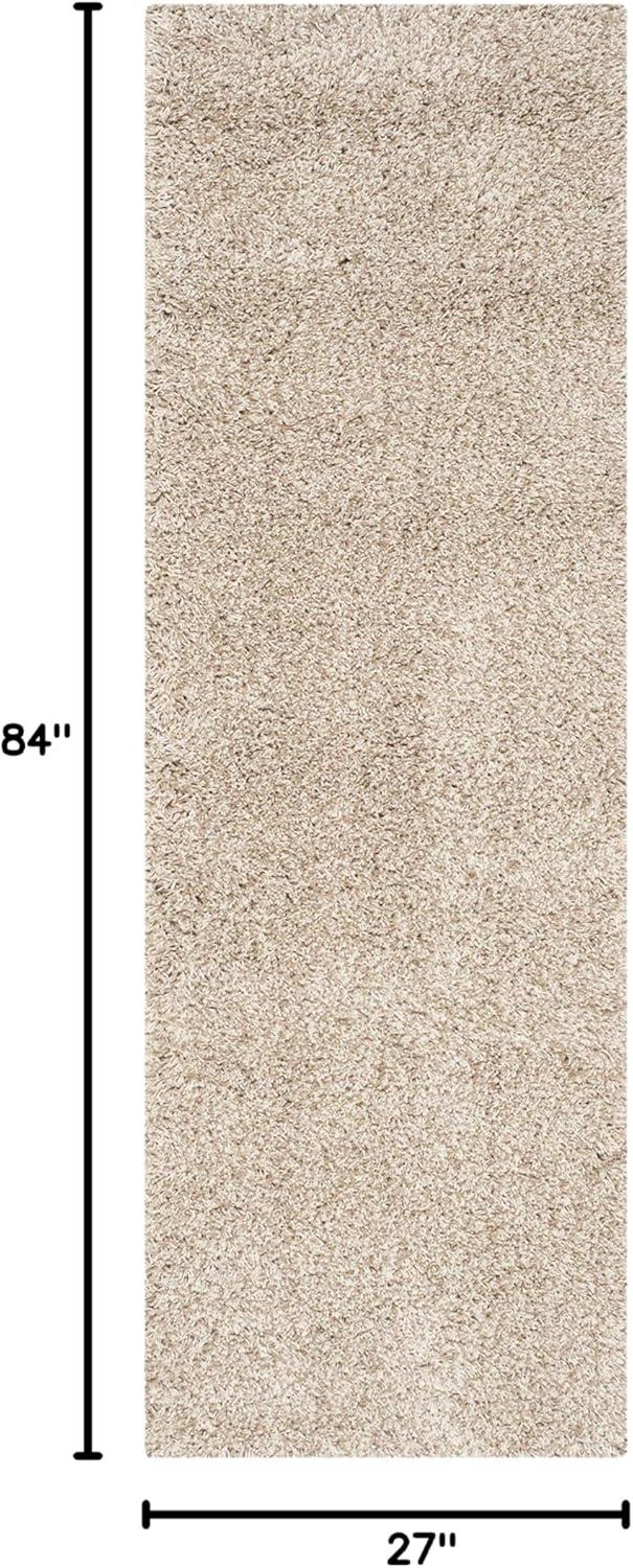 image:imageSAFAVIEH California Shag Collection Area Rug 53 x 76 Beige NonShedding amp Easy to Clean Ultra Plush Thick Pile Ideal for Living Room Bedroom Dining Space SG1511313Beige
