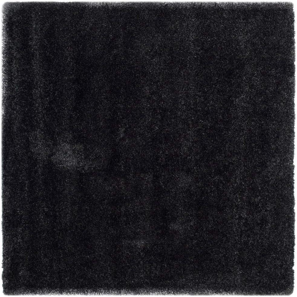image:imageSAFAVIEH California Shag Collection Area Rug 53 x 76 Beige NonShedding amp Easy to Clean Ultra Plush Thick Pile Ideal for Living Room Bedroom Dining Space SG1511313BlackIvory
