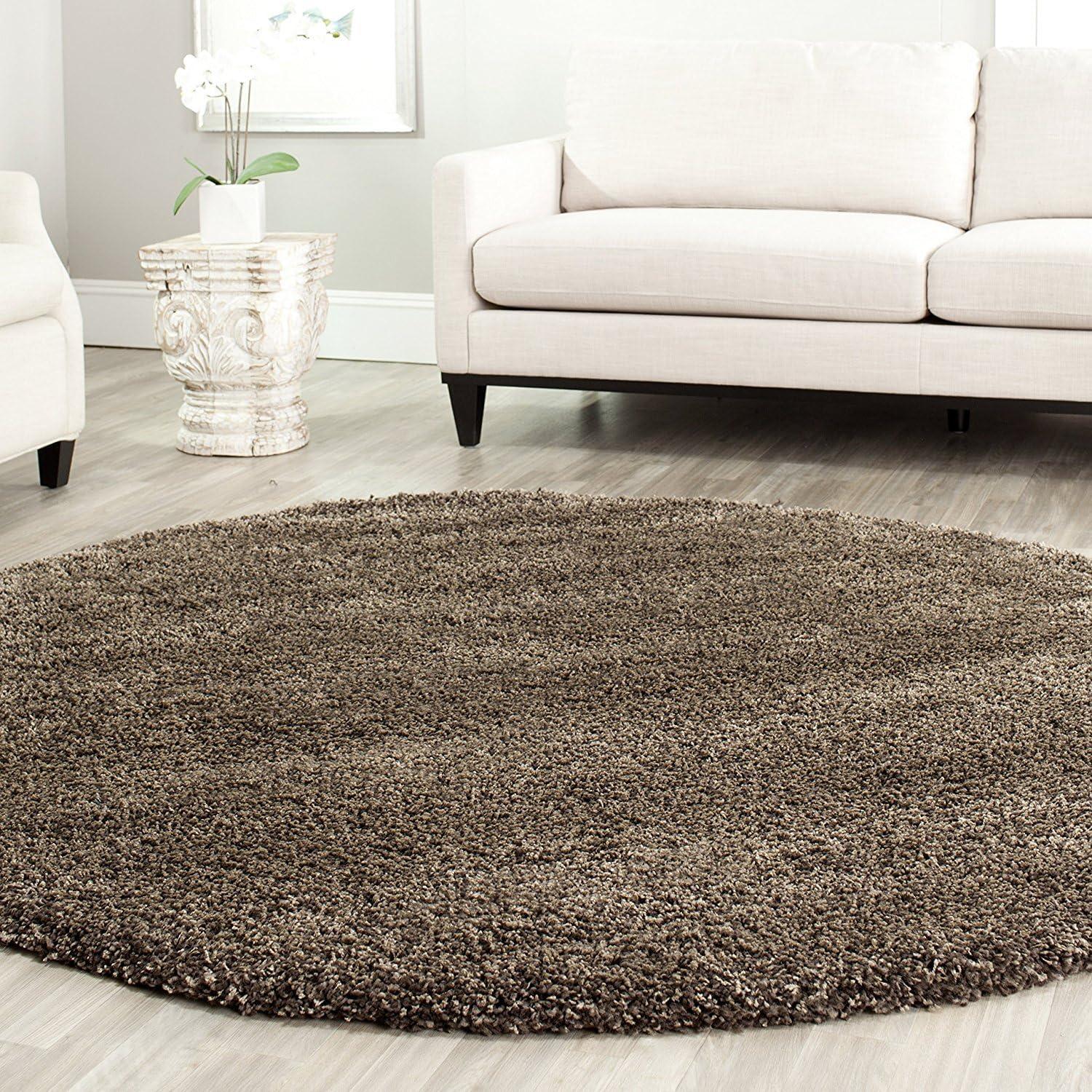 image:imageSAFAVIEH California Shag Collection Area Rug 53 x 76 Beige NonShedding amp Easy to Clean Ultra Plush Thick Pile Ideal for Living Room Bedroom Dining Space SG1511313Mushroom
