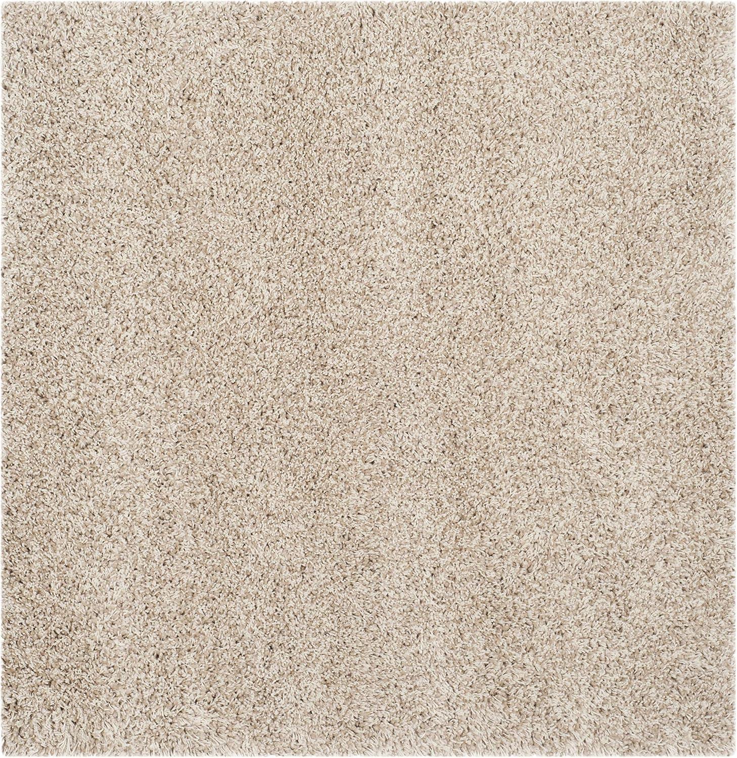 image:imageSAFAVIEH California Shag Collection Area Rug 53 x 76 Beige NonShedding amp Easy to Clean Ultra Plush Thick Pile Ideal for Living Room Bedroom Dining Space SG1511313Beige