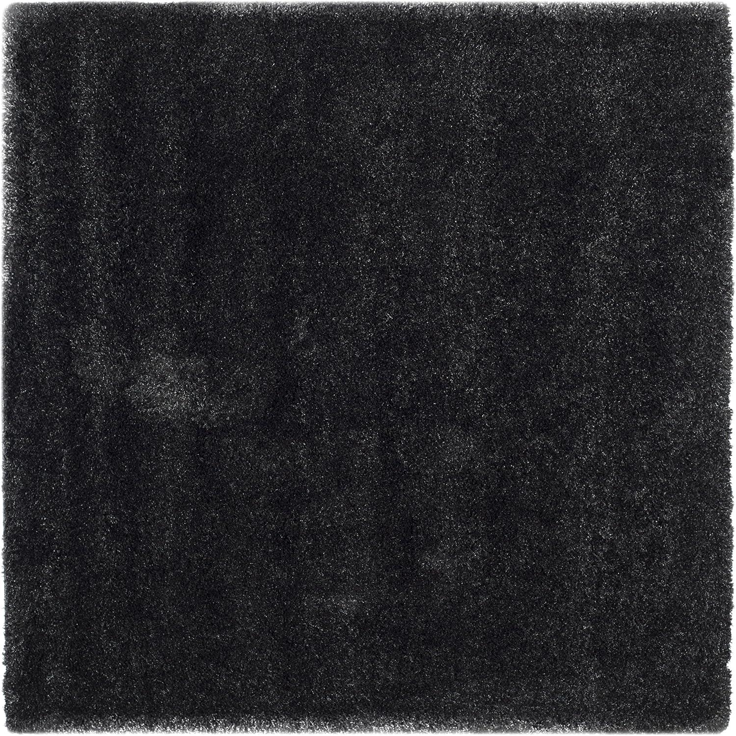 image:imageSAFAVIEH California Shag Collection Area Rug 53 x 76 Beige NonShedding amp Easy to Clean Ultra Plush Thick Pile Ideal for Living Room Bedroom Dining Space SG1511313Black