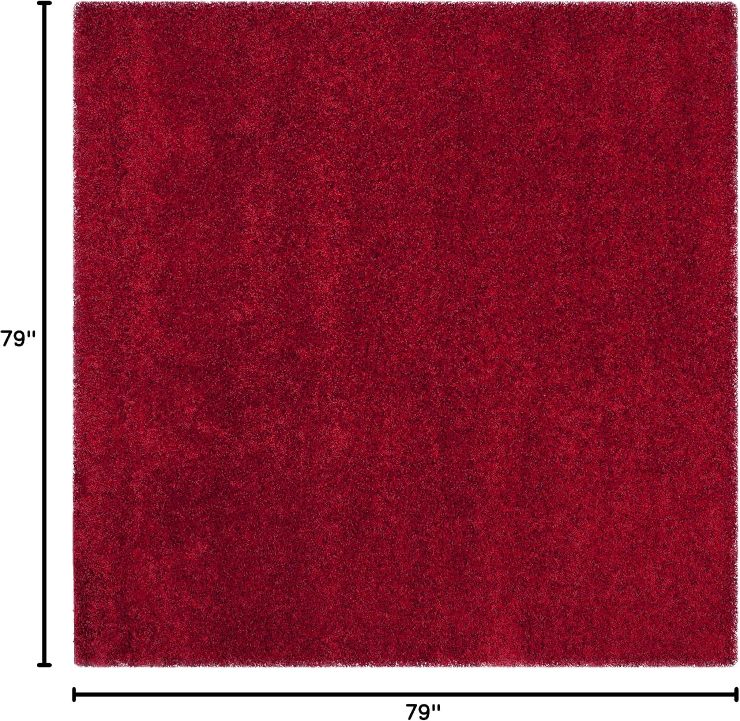 image:imageSAFAVIEH California Shag Collection Area Rug 53 x 76 Beige NonShedding amp Easy to Clean Ultra Plush Thick Pile Ideal for Living Room Bedroom Dining Space SG1511313Red