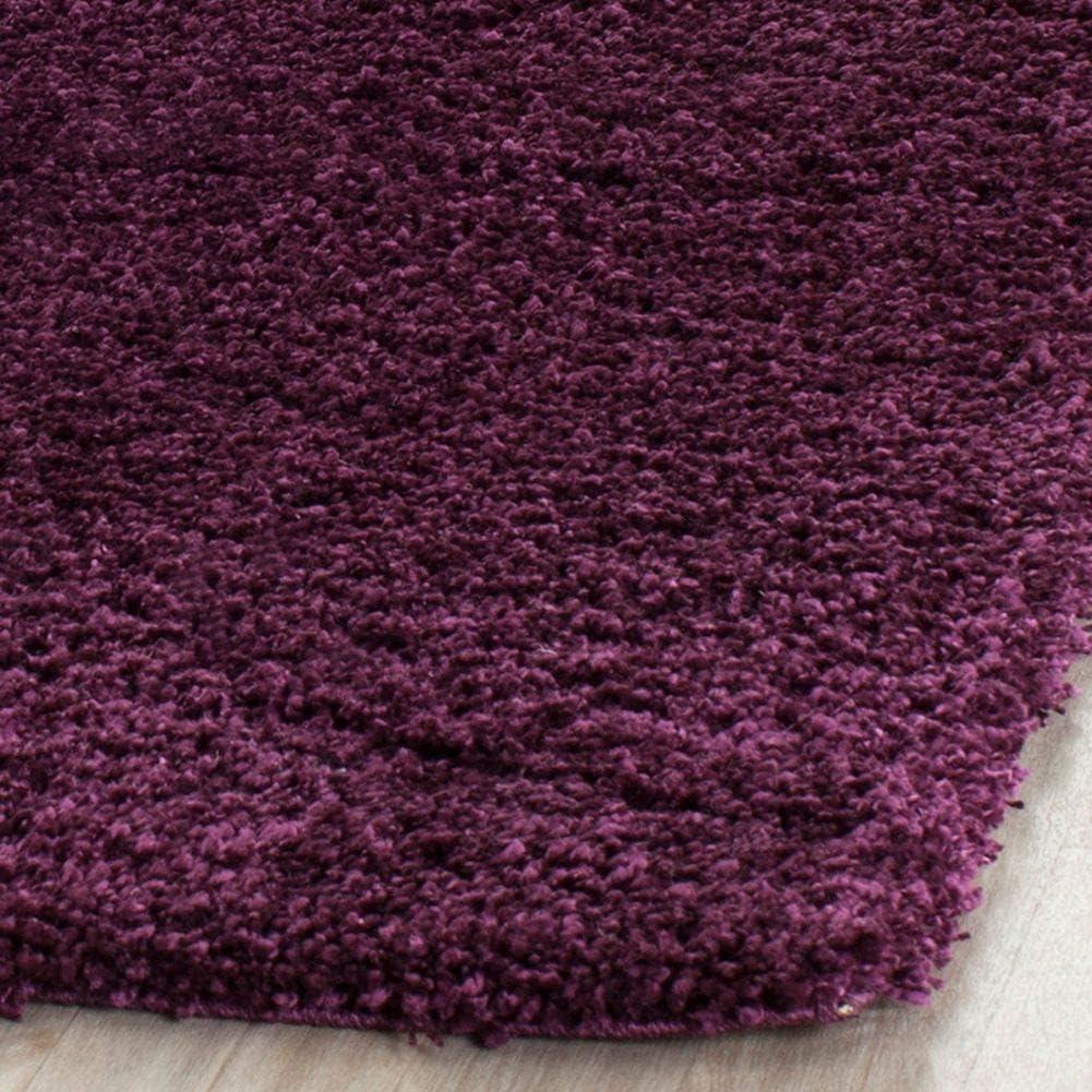 image:imageSAFAVIEH California Shag Collection Area Rug 53 x 76 Beige NonShedding amp Easy to Clean Ultra Plush Thick Pile Ideal for Living Room Bedroom Dining Space SG1511313Purple
