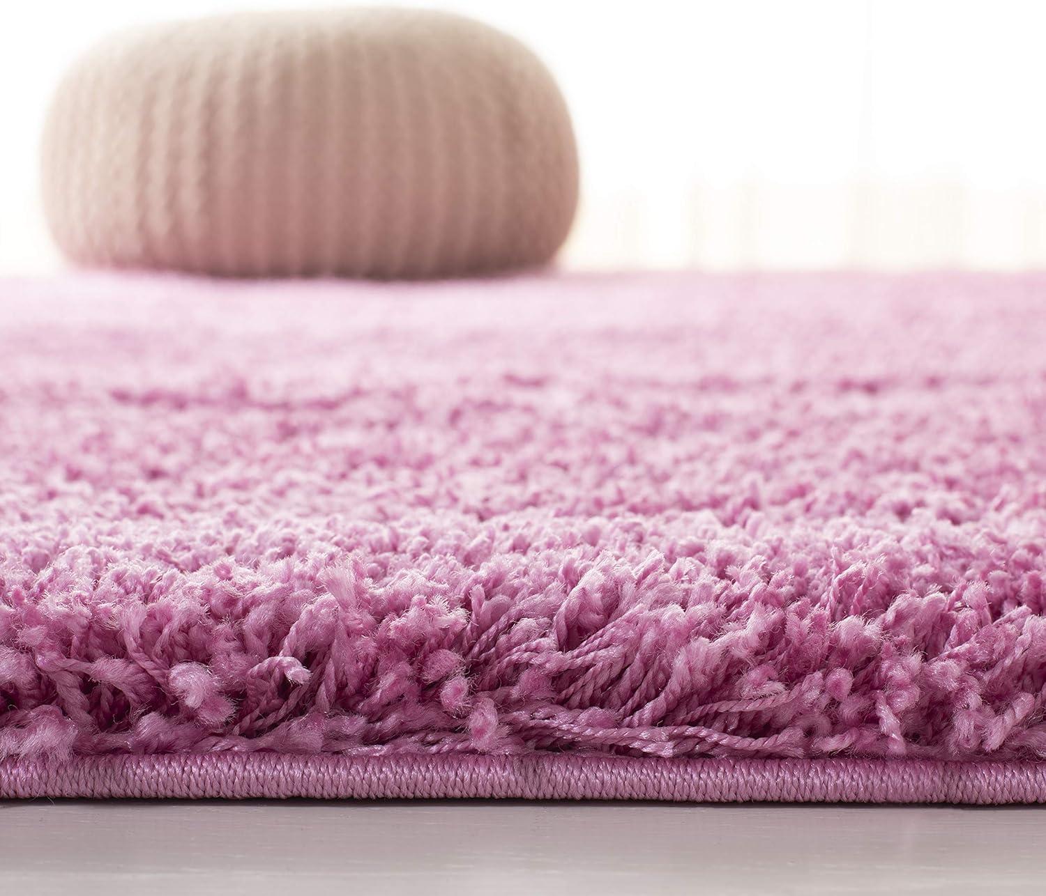 image:imageSAFAVIEH California Shag Collection Area Rug 53 x 76 Beige NonShedding amp Easy to Clean Ultra Plush Thick Pile Ideal for Living Room Bedroom Dining Space SG1511313Pink