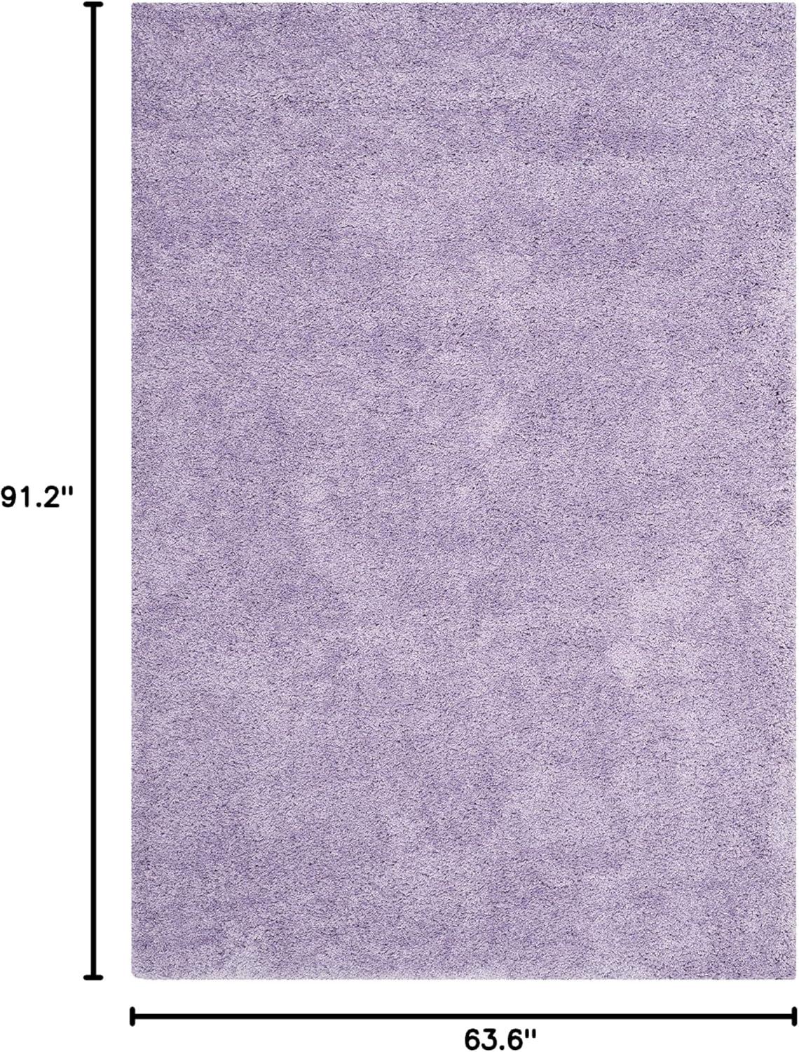 image:imageSAFAVIEH California Shag Collection Area Rug 53 x 76 Beige NonShedding amp Easy to Clean Ultra Plush Thick Pile Ideal for Living Room Bedroom Dining Space SG1511313Lilac