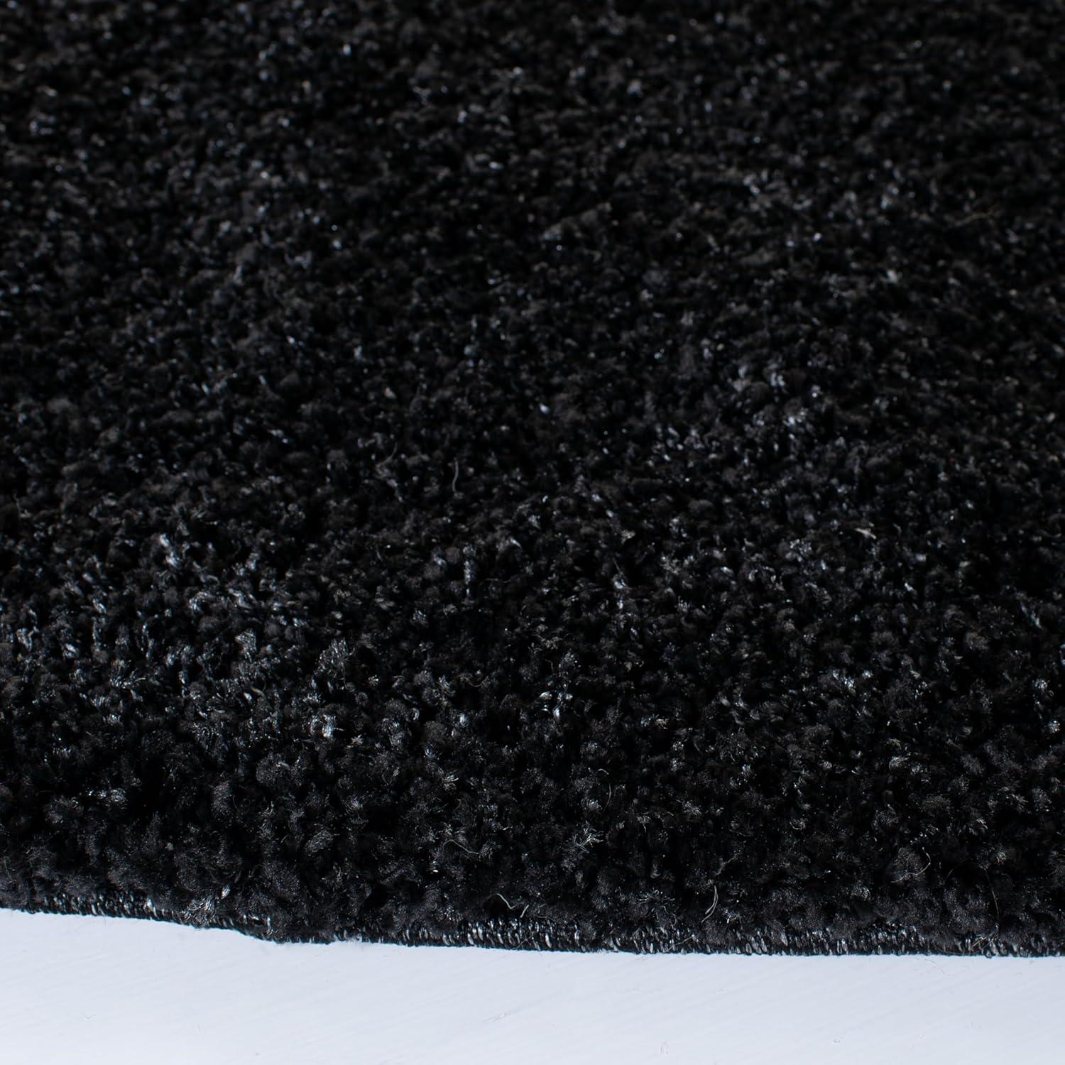 image:imageSAFAVIEH California Shag Collection Area Rug 53 x 76 Beige NonShedding amp Easy to Clean Ultra Plush Thick Pile Ideal for Living Room Bedroom Dining Space SG1511313BlackIvory