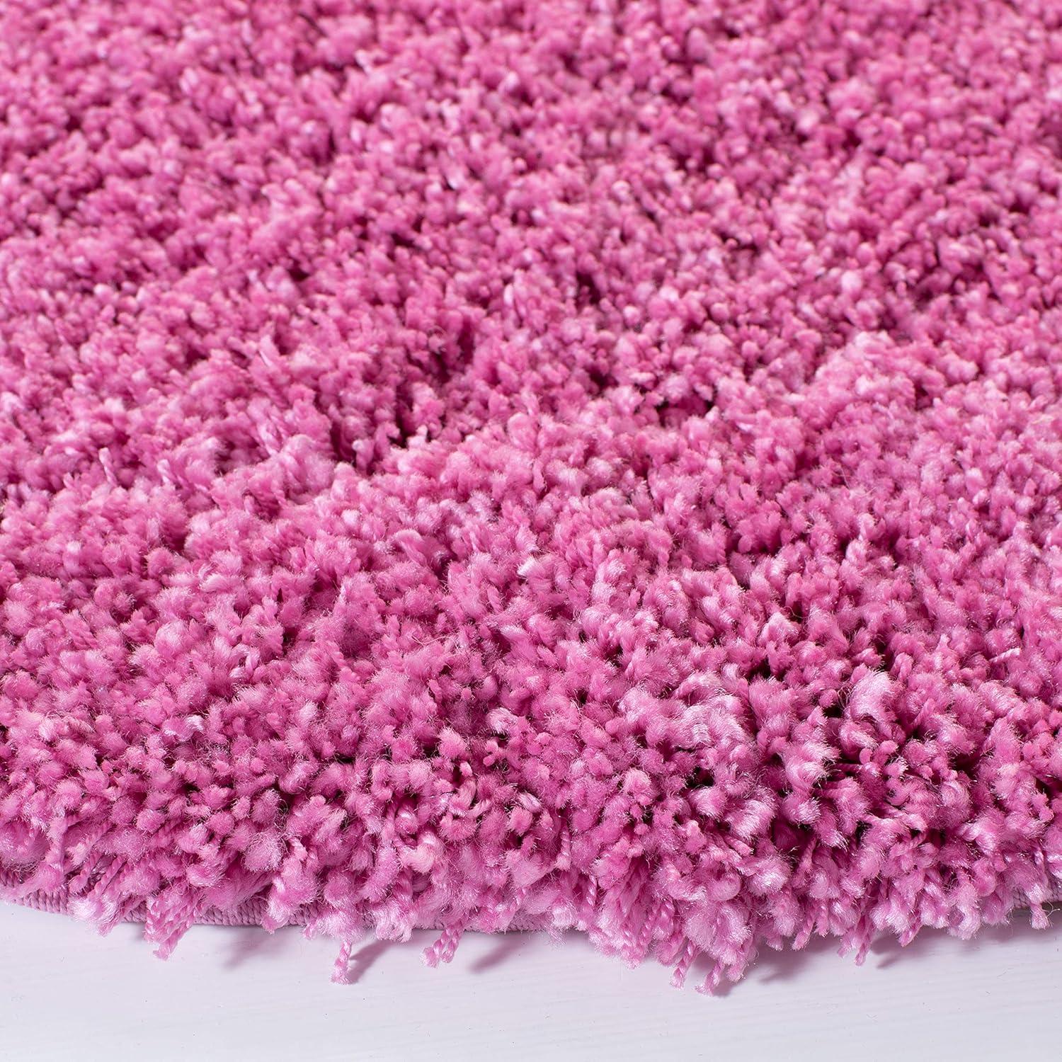 image:imageSAFAVIEH California Shag Collection Area Rug 53 x 76 Beige NonShedding amp Easy to Clean Ultra Plush Thick Pile Ideal for Living Room Bedroom Dining Space SG1511313Pink