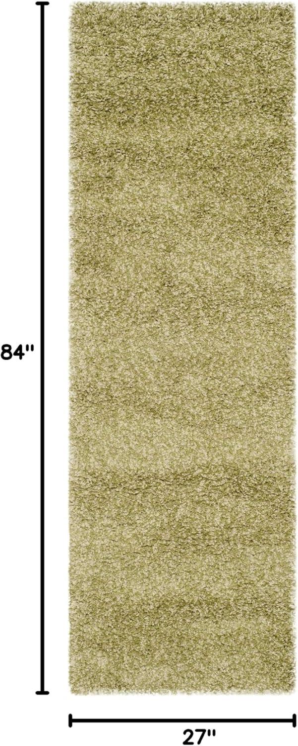 image:imageSAFAVIEH California Shag Collection Area Rug 53 x 76 Beige NonShedding amp Easy to Clean Ultra Plush Thick Pile Ideal for Living Room Bedroom Dining Space SG1511313Green