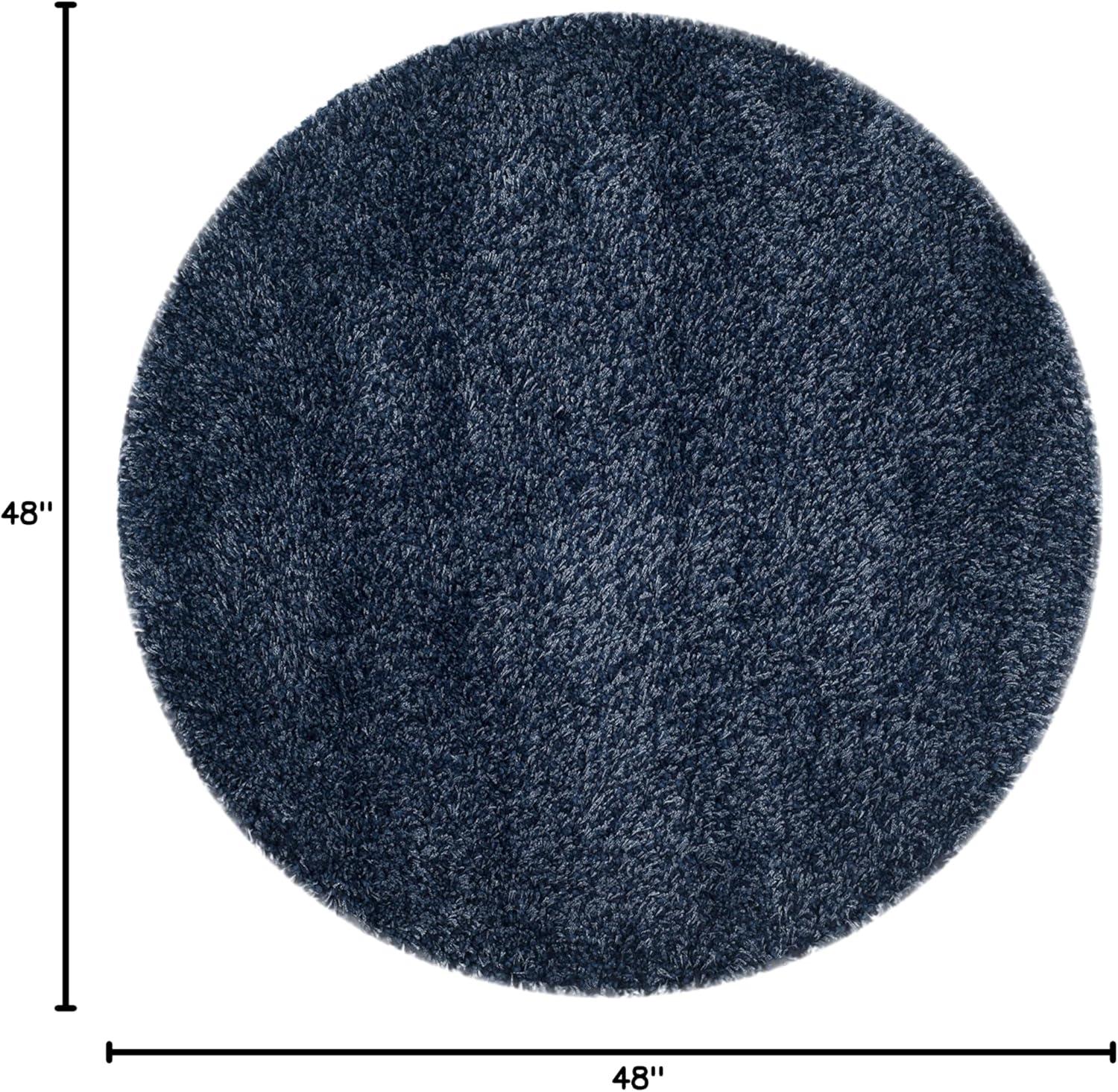 image:imageSAFAVIEH California Shag Collection Area Rug 53 x 76 Beige NonShedding amp Easy to Clean Ultra Plush Thick Pile Ideal for Living Room Bedroom Dining Space SG1511313Navy