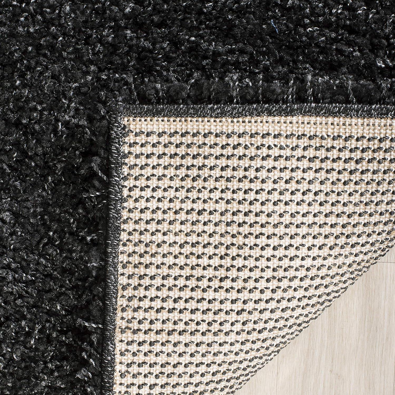 image:imageSAFAVIEH California Shag Collection Area Rug 53 x 76 Beige NonShedding amp Easy to Clean Ultra Plush Thick Pile Ideal for Living Room Bedroom Dining Space SG1511313BlackIvory