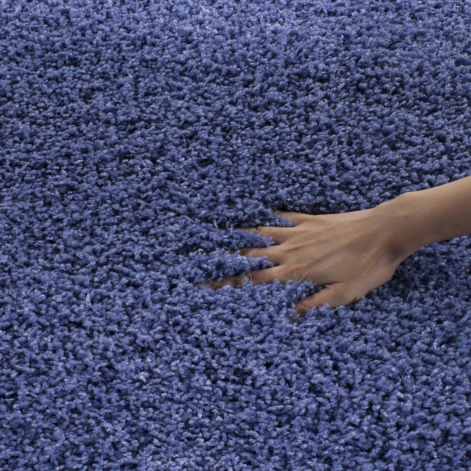image:imageSAFAVIEH California Shag Collection Area Rug 53 x 76 Beige NonShedding amp Easy to Clean Ultra Plush Thick Pile Ideal for Living Room Bedroom Dining Space SG1511313Periwinkle
