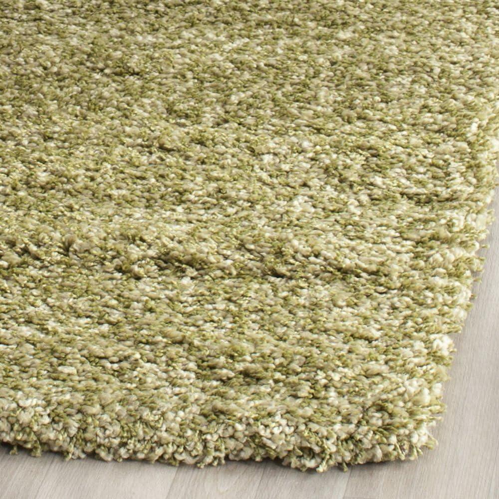 image:imageSAFAVIEH California Shag Collection Area Rug 53 x 76 Beige NonShedding amp Easy to Clean Ultra Plush Thick Pile Ideal for Living Room Bedroom Dining Space SG1511313Green