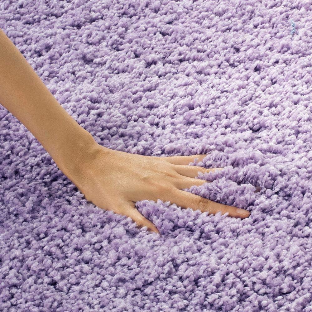 image:imageSAFAVIEH California Shag Collection Area Rug 53 x 76 Beige NonShedding amp Easy to Clean Ultra Plush Thick Pile Ideal for Living Room Bedroom Dining Space SG1511313Lilac