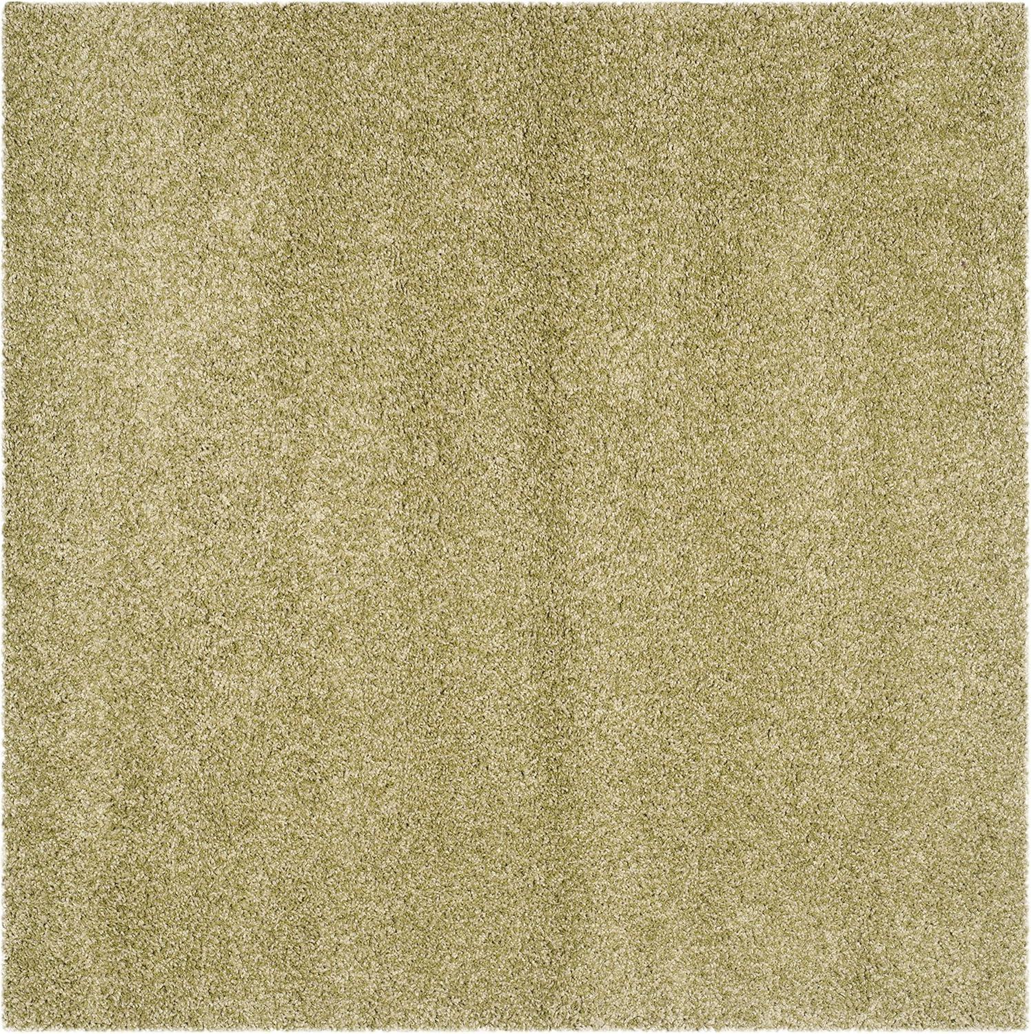 image:imageSAFAVIEH California Shag Collection Area Rug 53 x 76 Beige NonShedding amp Easy to Clean Ultra Plush Thick Pile Ideal for Living Room Bedroom Dining Space SG1511313Green