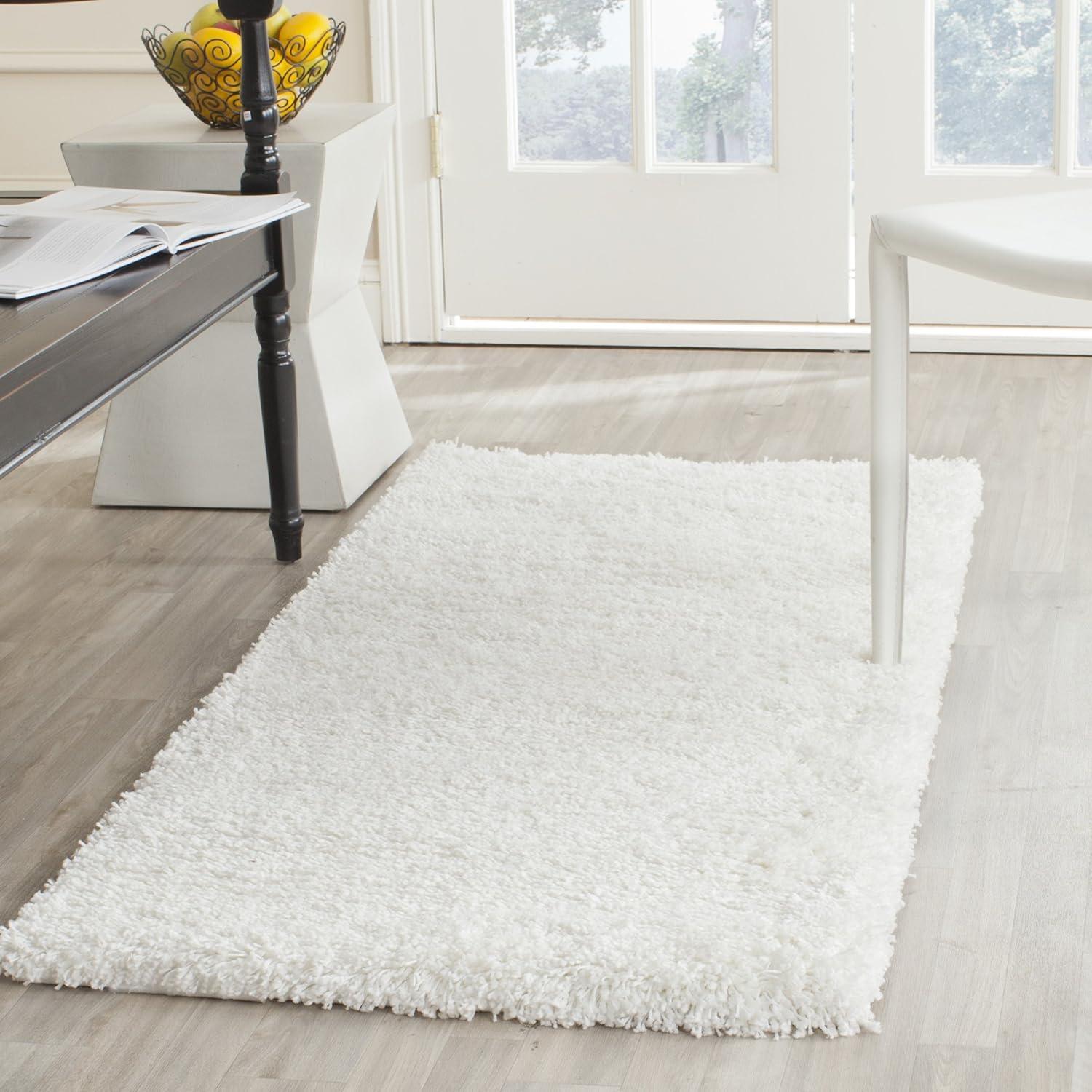 image:imageSAFAVIEH California Shag Collection Area Rug 53 x 76 Beige NonShedding amp Easy to Clean Ultra Plush Thick Pile Ideal for Living Room Bedroom Dining Space SG1511313Purple