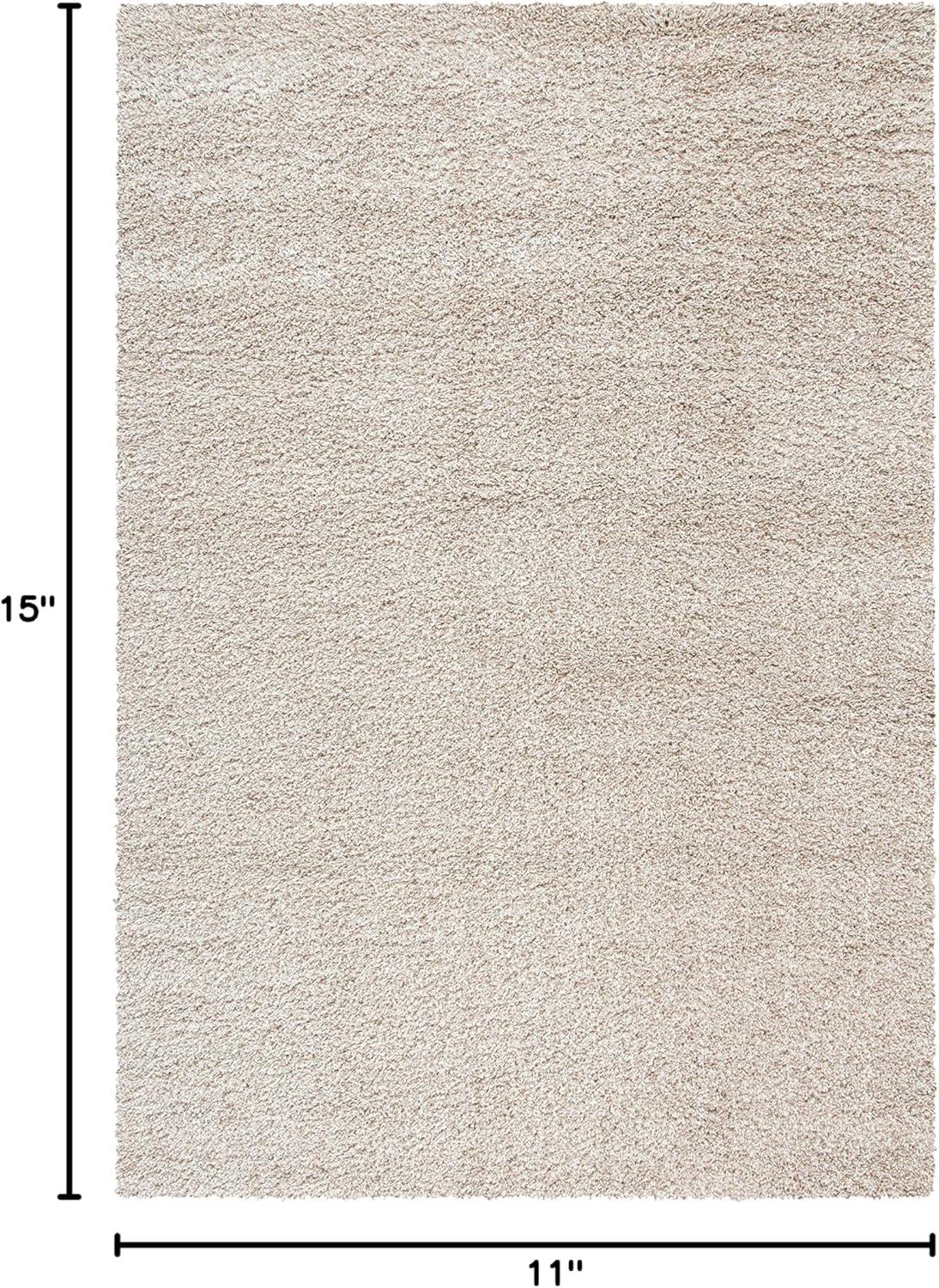 image:imageSAFAVIEH California Shag Collection Area Rug 53 x 76 Beige NonShedding amp Easy to Clean Ultra Plush Thick Pile Ideal for Living Room Bedroom Dining Space SG1511313Beige
