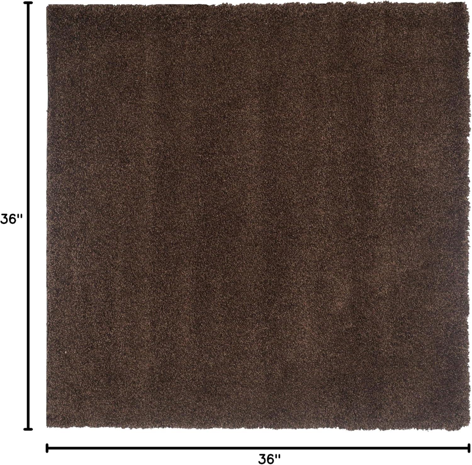 image:imageSAFAVIEH California Shag Collection Area Rug 53 x 76 Beige NonShedding amp Easy to Clean Ultra Plush Thick Pile Ideal for Living Room Bedroom Dining Space SG1511313Brown