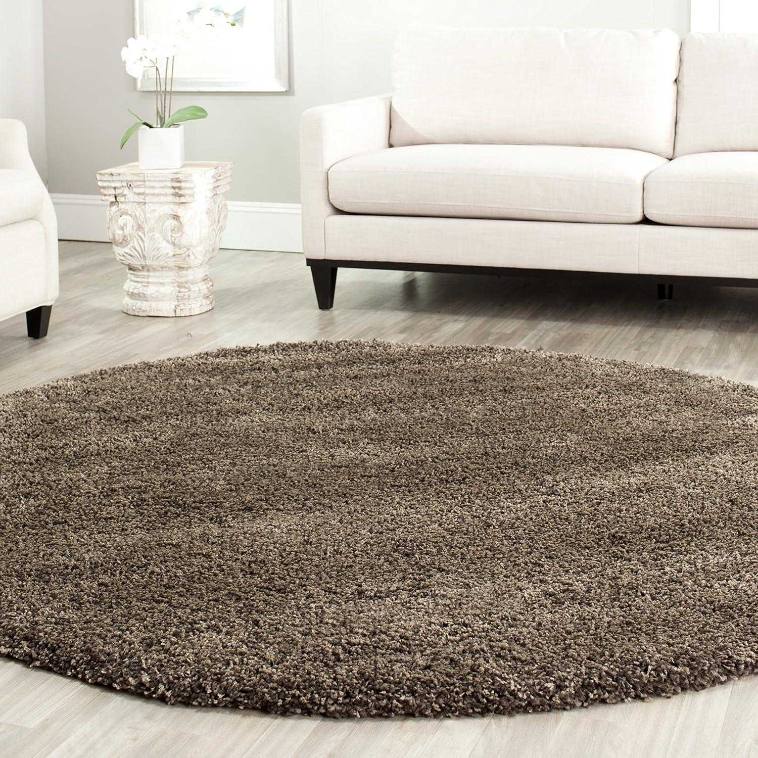 image:imageSAFAVIEH California Shag Collection Area Rug 53 x 76 Beige NonShedding amp Easy to Clean Ultra Plush Thick Pile Ideal for Living Room Bedroom Dining Space SG1511313Mushroom